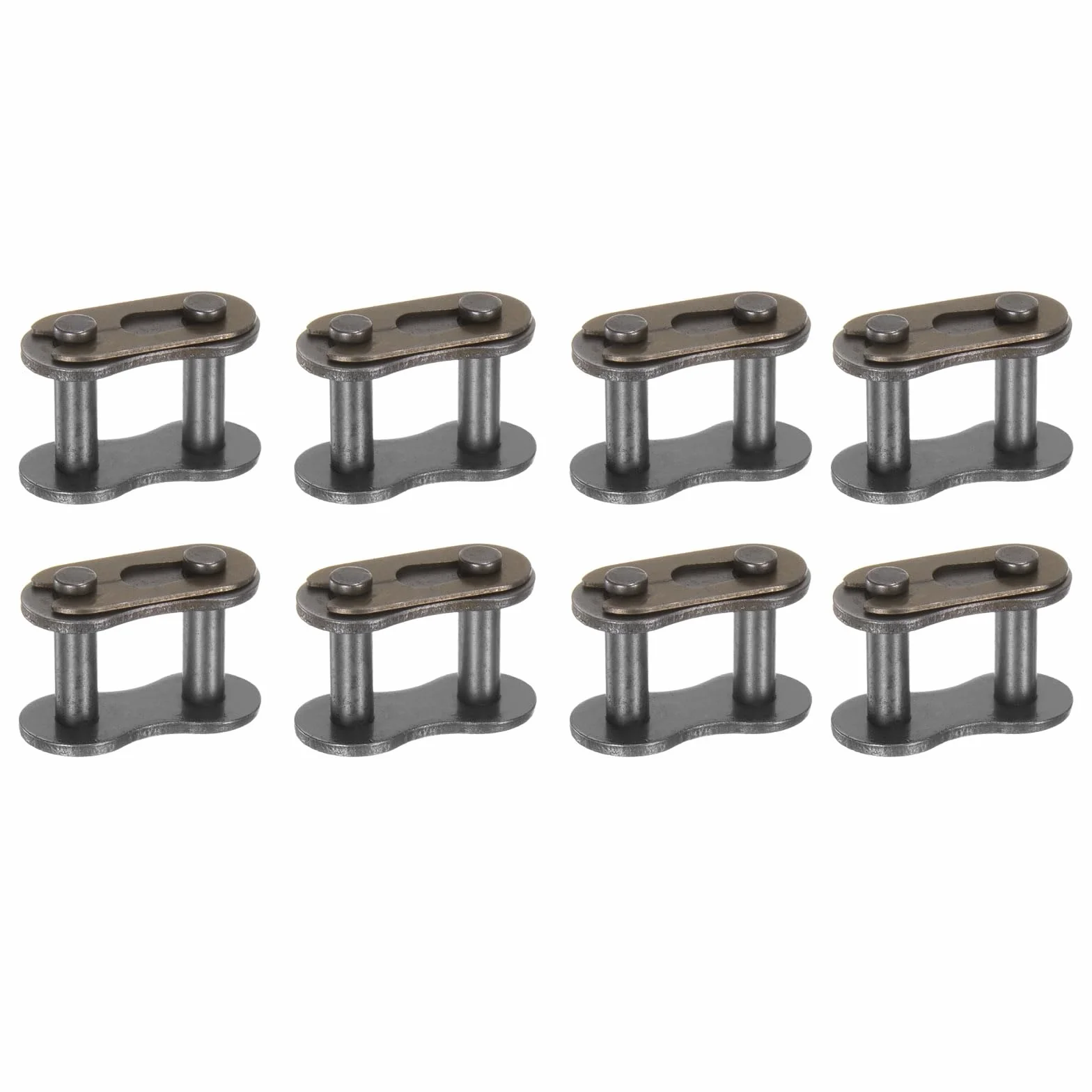 QUARKZMAN 19.05mm Paso Enlaces de Conexión Cadena de Rodillos 12B-1 Acero al Carbono