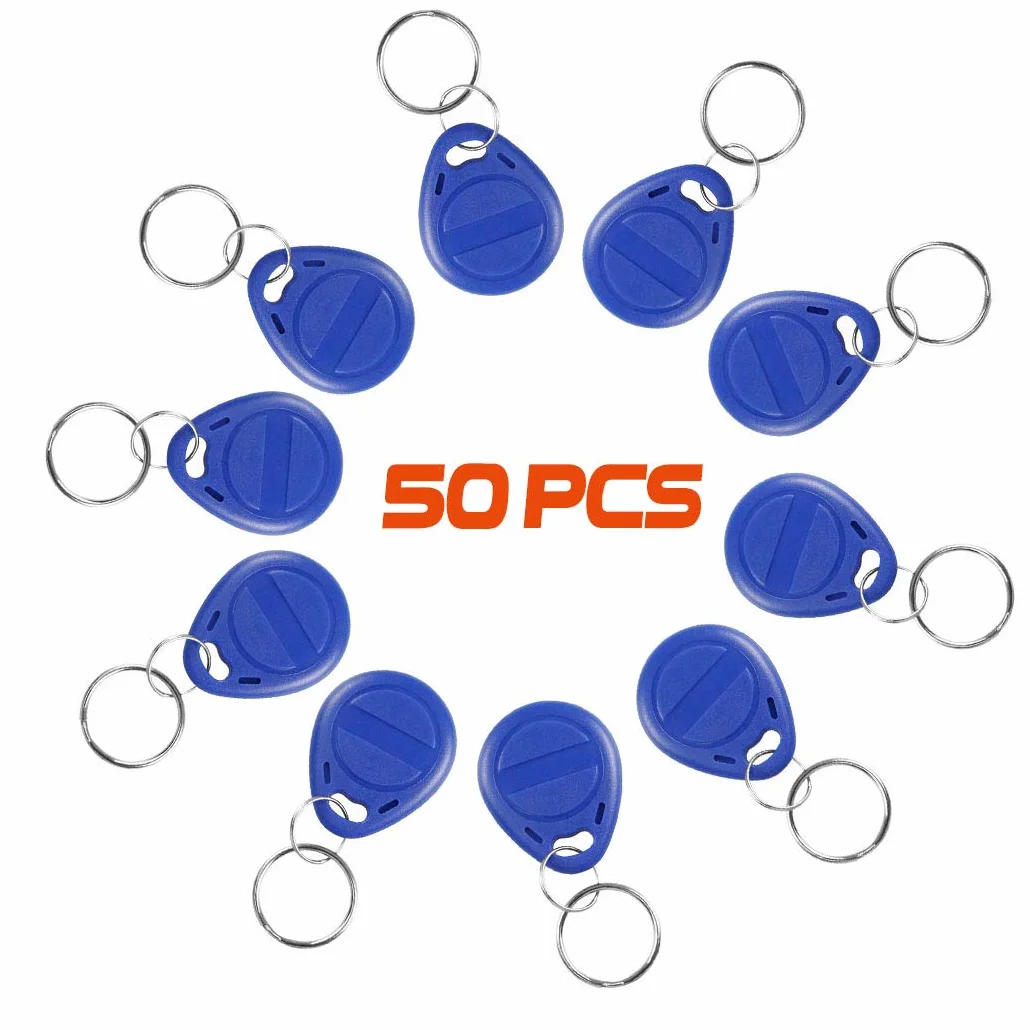 YAVIS 50 Piezas Llaveros RFID T5577 EM4305 Tarjetas Copiadora 125KHz Control de Acceso