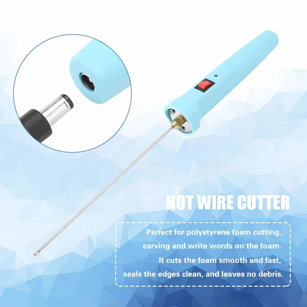 Cortador de Espuma Eléctrico 110-250V 30W Cuchillo de Alambre Caliente Herramienta de Corte de Poliestireno