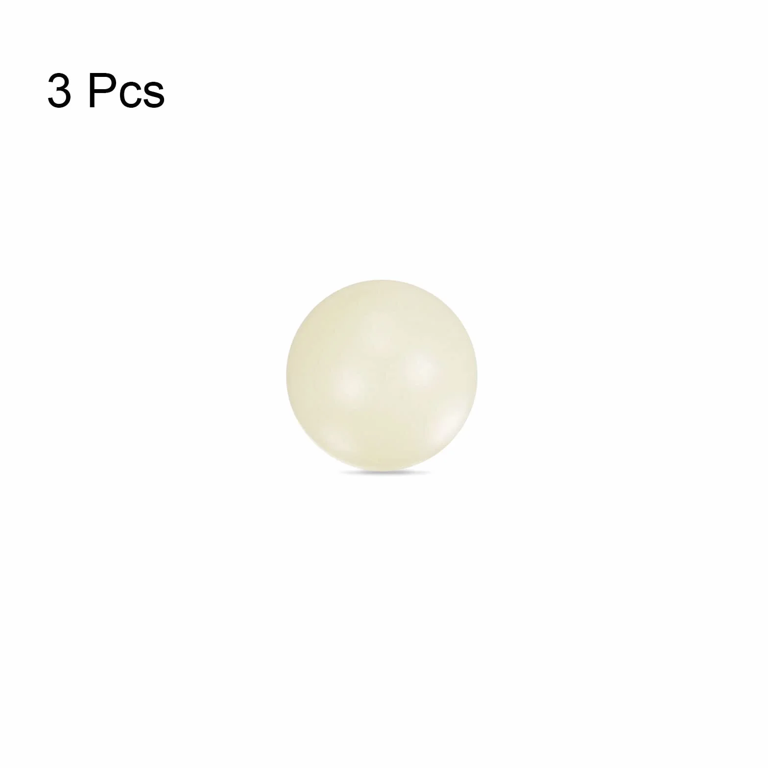 3uds PA66 Nylon Sólido Plástico Bolas 12mm G3 Precisión Rodamiento Bola