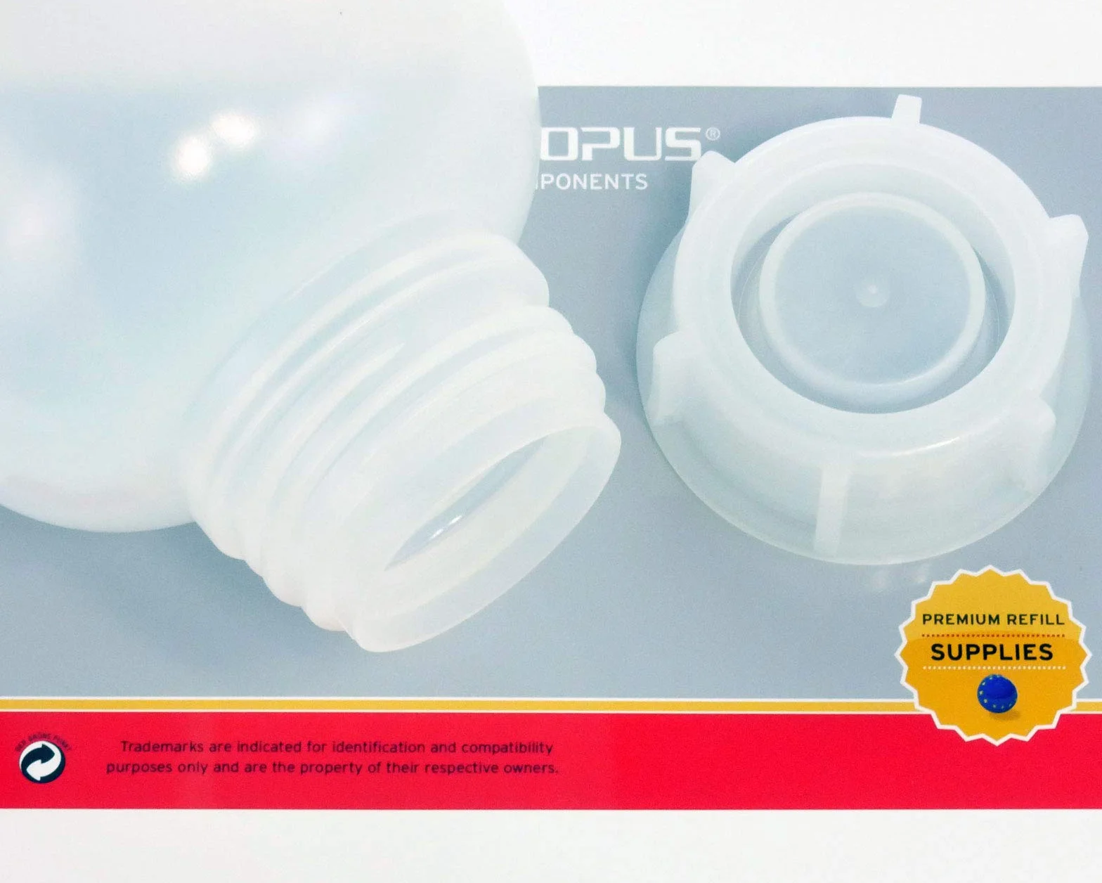 Botellas LDPE 2000 ml con Rosca Kalien Transparente para Laboratorio