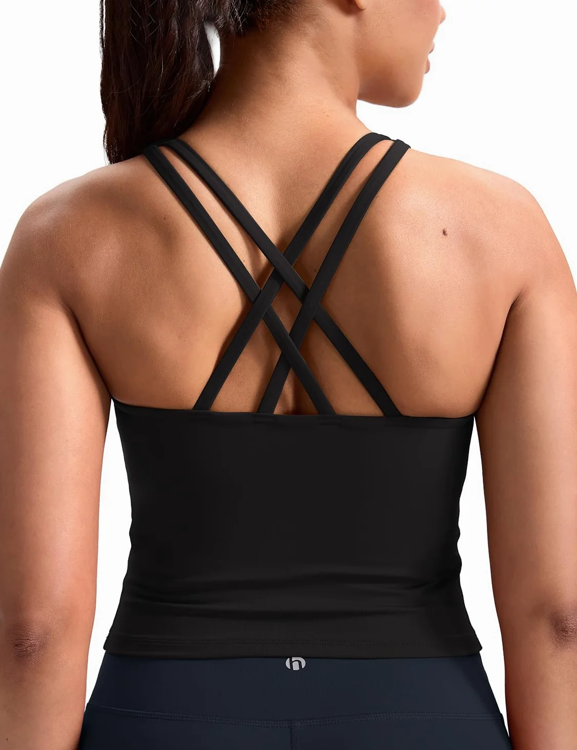 HeyNuts Zeal - Sujetadores deportivos para mujer, de impacto medio, sin varillas, con almohadillas extraíbles