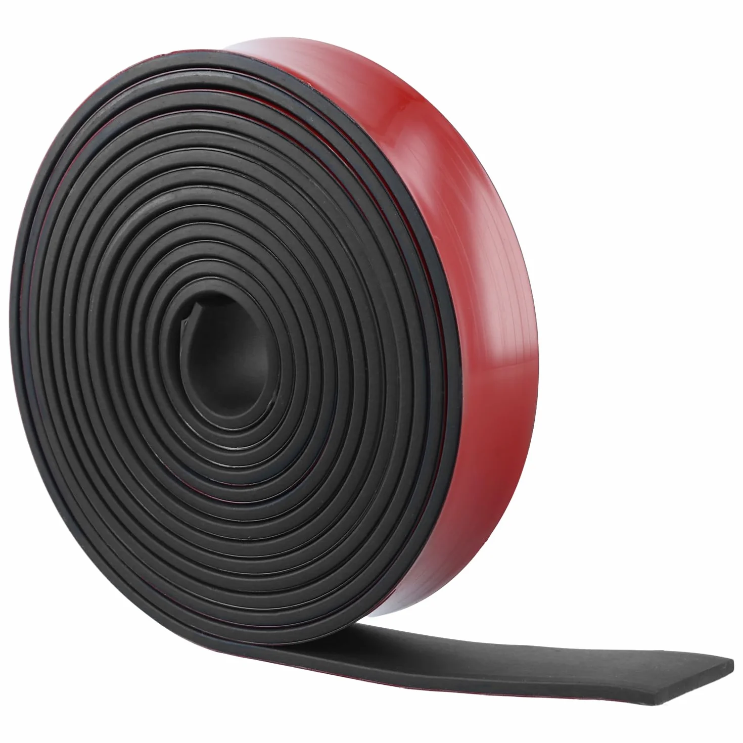 QWORK® Tira de Goma Adhesiva de Neopreno 25 mm x 3 mm - Impermeable, Resistente a Calor y Aceite