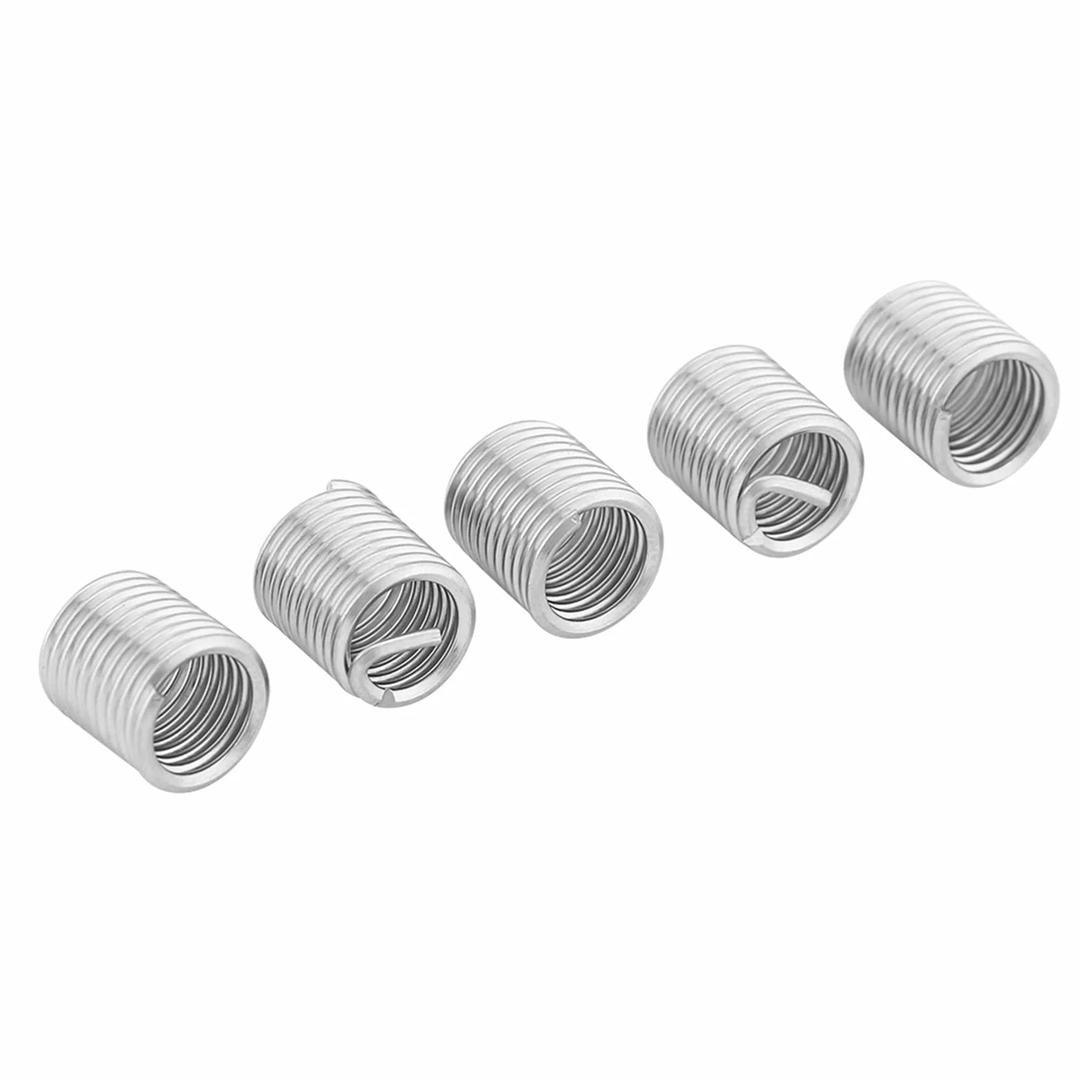 Helicoil M8 X 1,25 Acero Inoxidable 304 100 Piezas Inserto de Rosca Helicoidal 2D Longitud