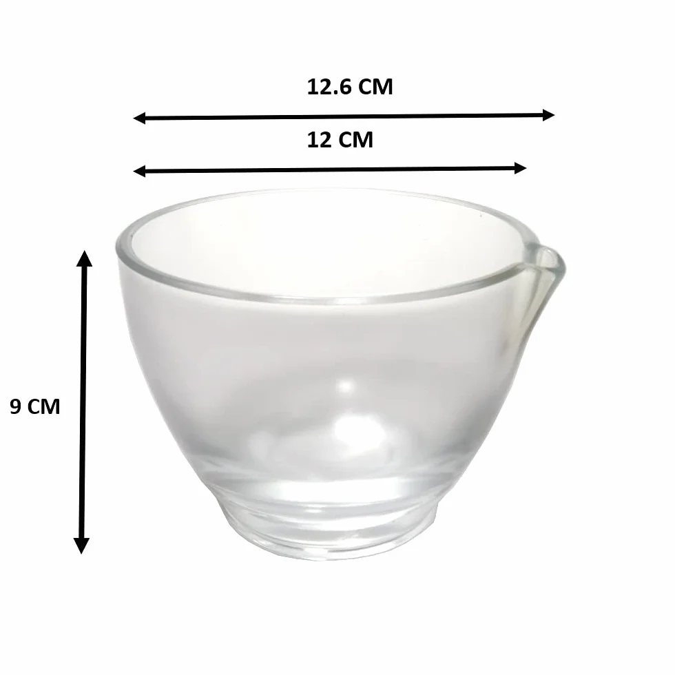 KENZIUM Mortero con Mano 500 ml Vidrio Laboratorio