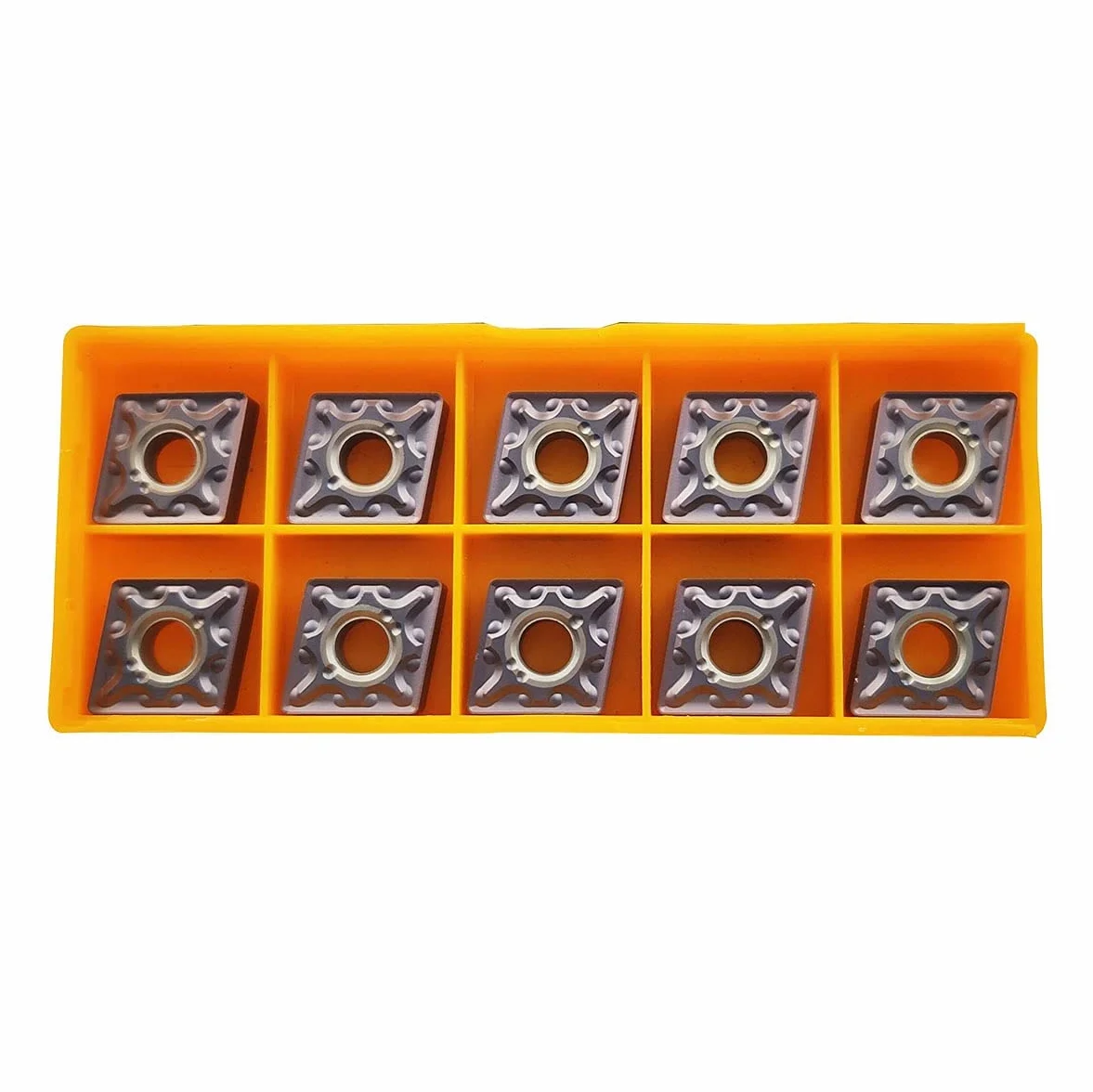 Soporte para herramientas de torneado MCSNL1616H12 con 10 insertos de carburo CNMG120408-MA