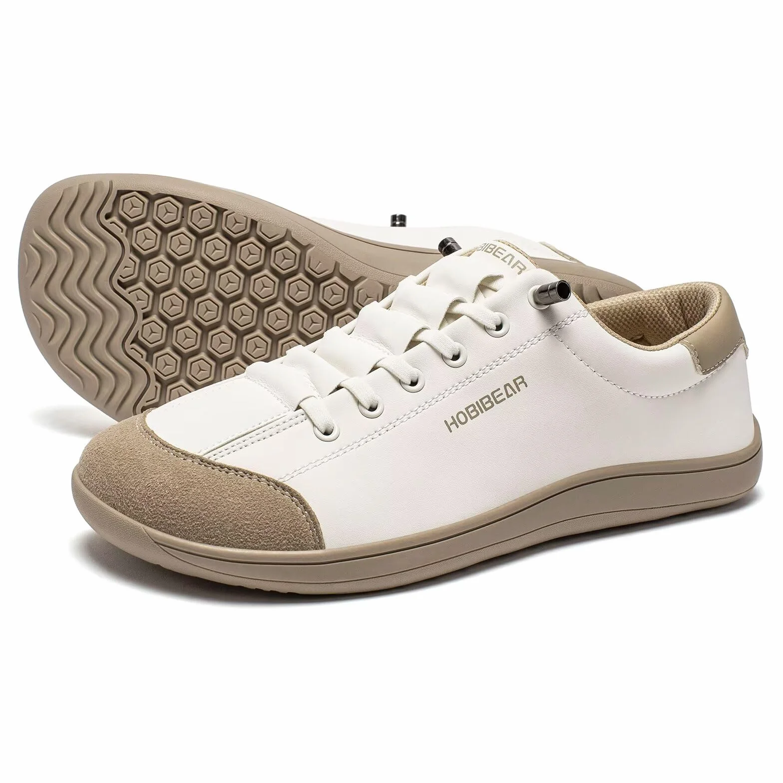 HOBIBEAR Zapatillas de Running para Hombre y Mujer | Drop Cero | Zapatillas de Trail Running de Cuero, Informales y Minimalistas