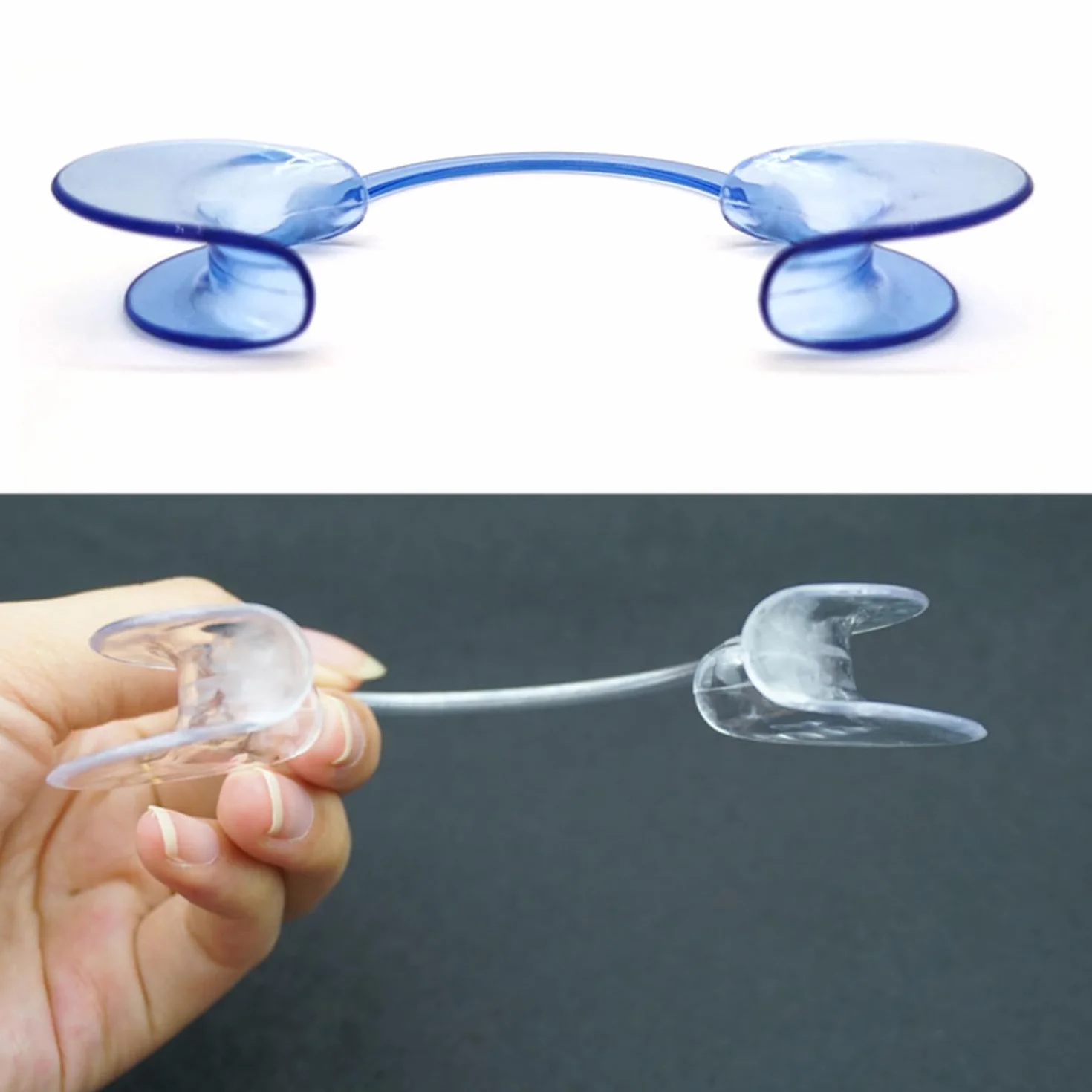 Abridor de Boca Dental 4 PCS, Retractores de Mejilla en Forma de C para Examen Oral y Blanqueamiento Dental