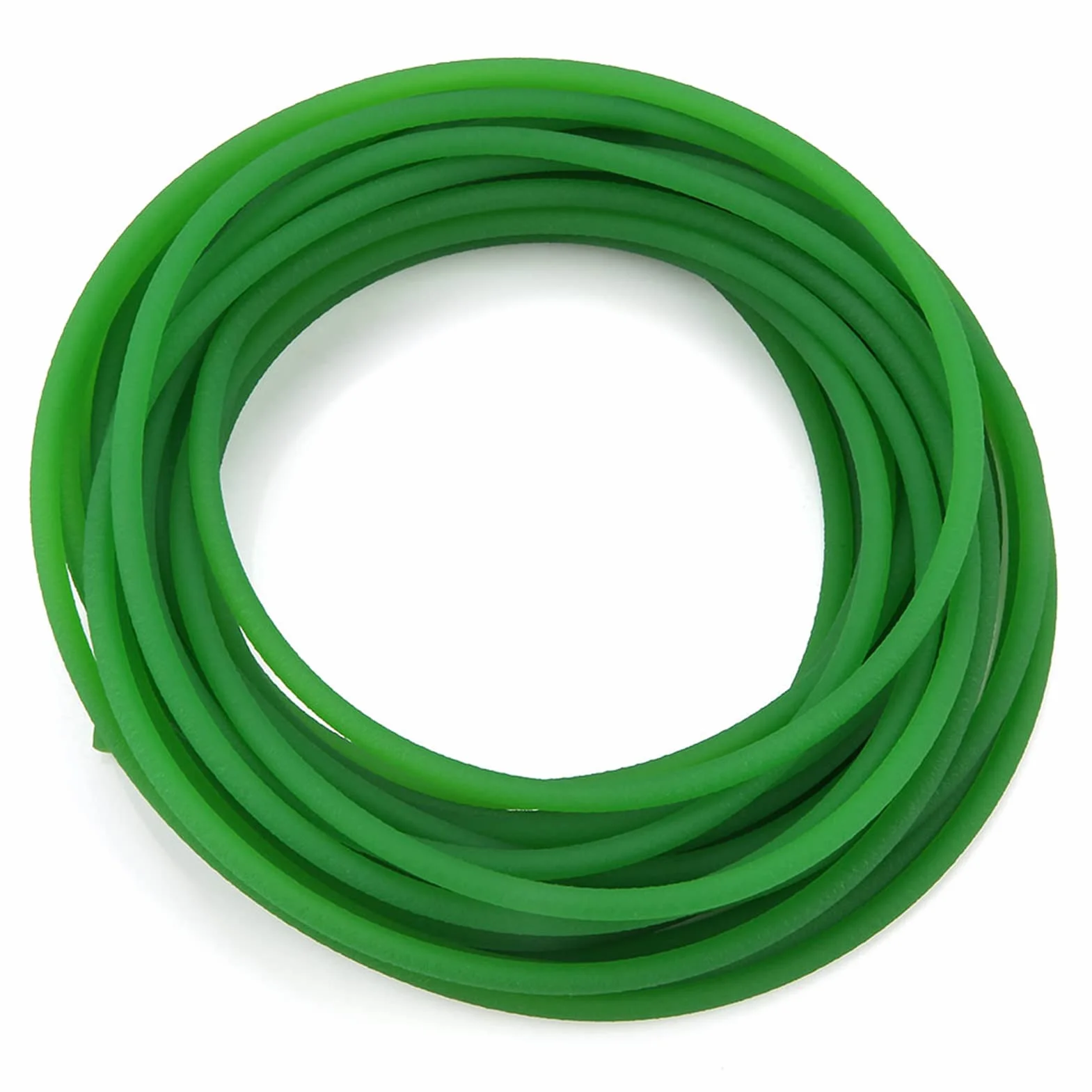 Ejoyous Correa Redonda de Poliuretano PU Verde 5mm*10m para Transmisión