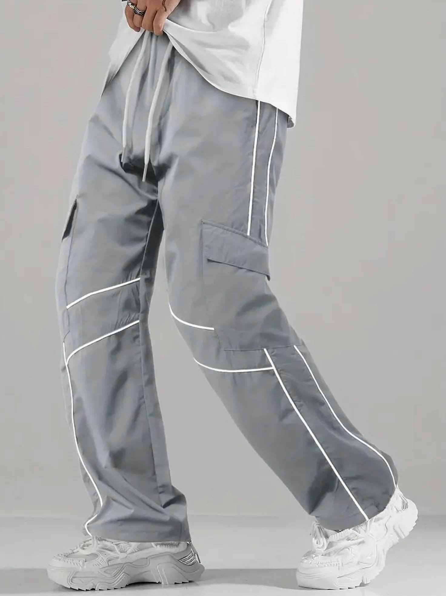 Lymio Pantalones de chándal para hombre || Corte regular || Pantalones de chándal || Pantalones de jogging de Lycra totalmente elásticos (disponibles en lotes combinados) (TP-62-63)