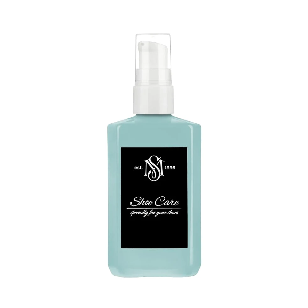 Bálsamo de cuero - NCS S 2020-B50G Misted Teal - Acondicionador suavizante de zapatos y revitalizador de color para artículos de cuero suaves de MAVI STEP - 100.5 ml
