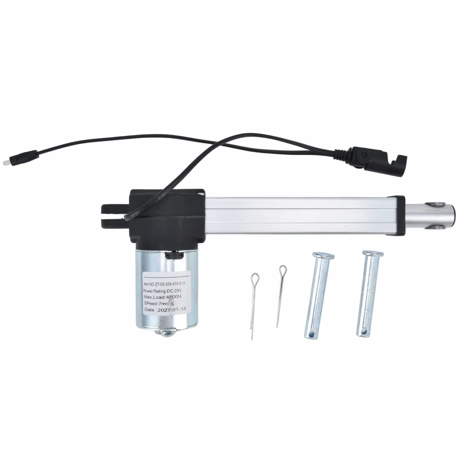 Mini actuador lineal 29 V CC, 7 mm/s para equipos de elevación