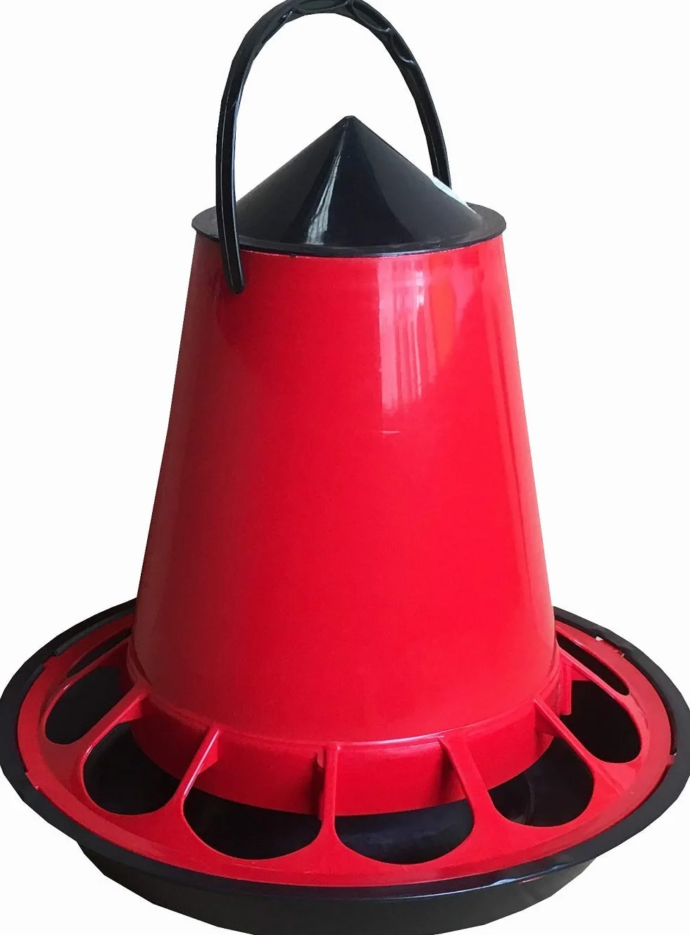 Comedero de Plástico para Aves de Corral, Gallinas y Pájaros - 5 kg