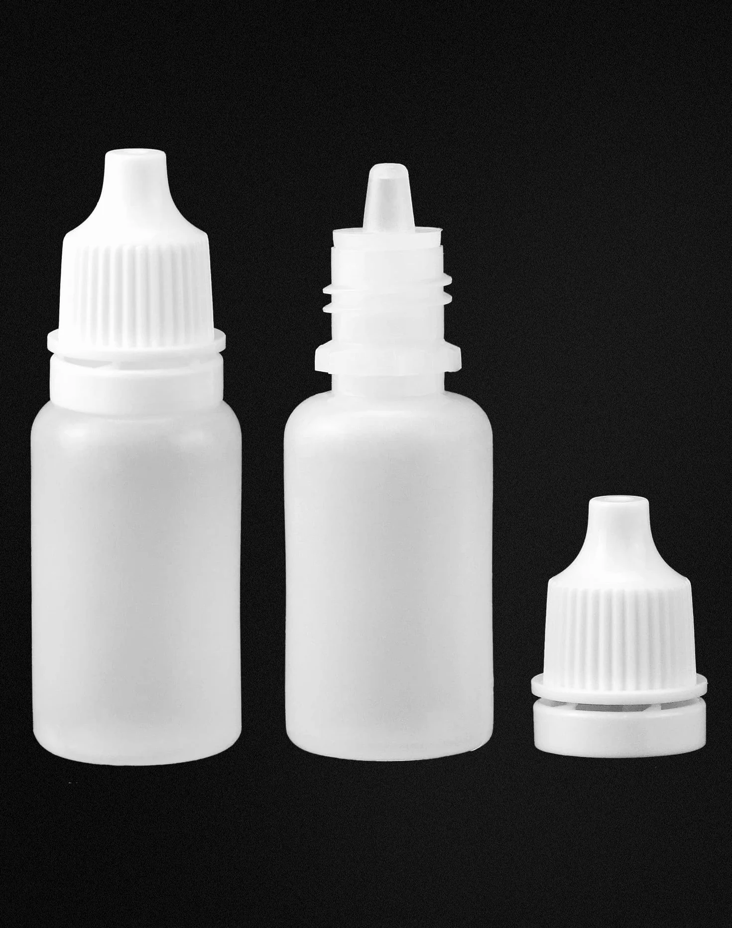 QWORK 150 Pcs Botellas Cuentagotas Plástico 10ml Muestra Líquido