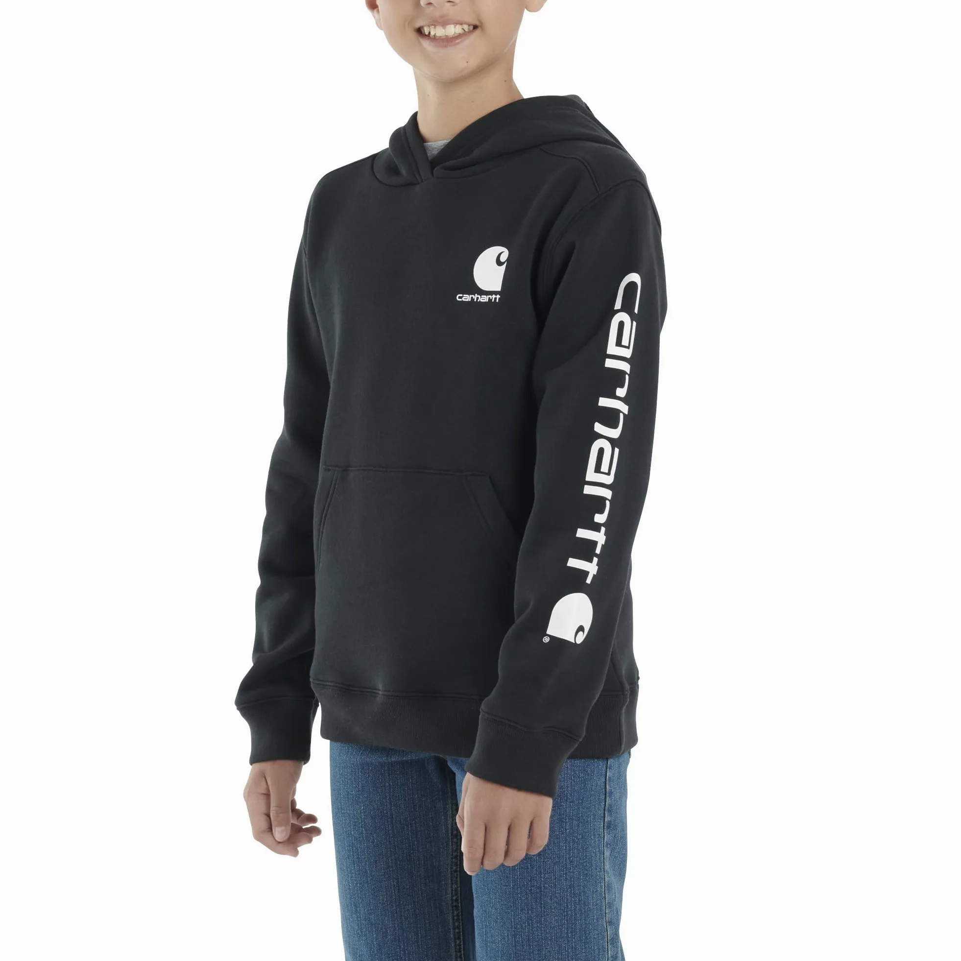 Carhartt Sudadera con Capucha de Forro Polar para niña