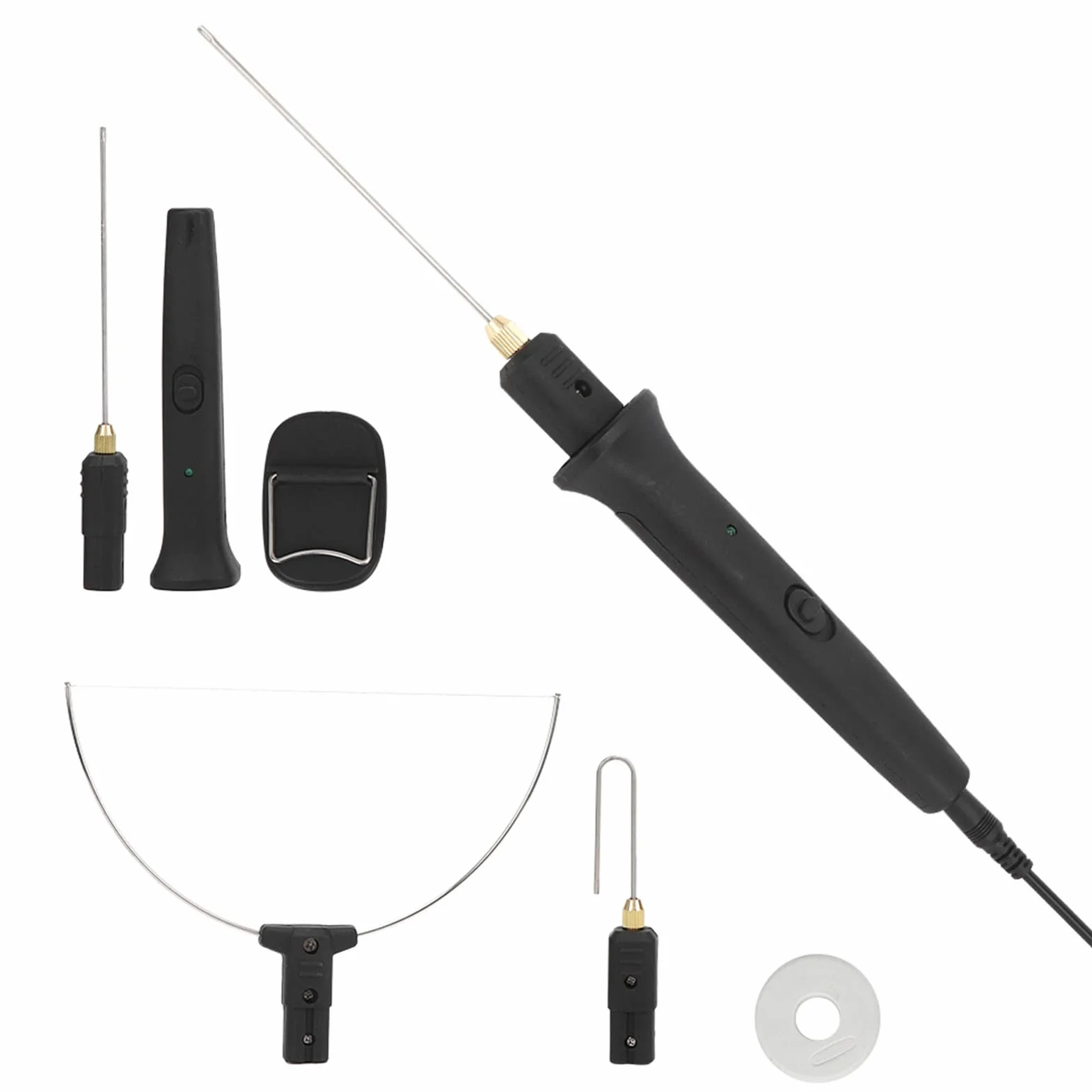 Pyhodi Cortador de Espuma 3 en 1, Máquina de Corte Eléctrica 18 W, Kit de Herramientas de Pluma