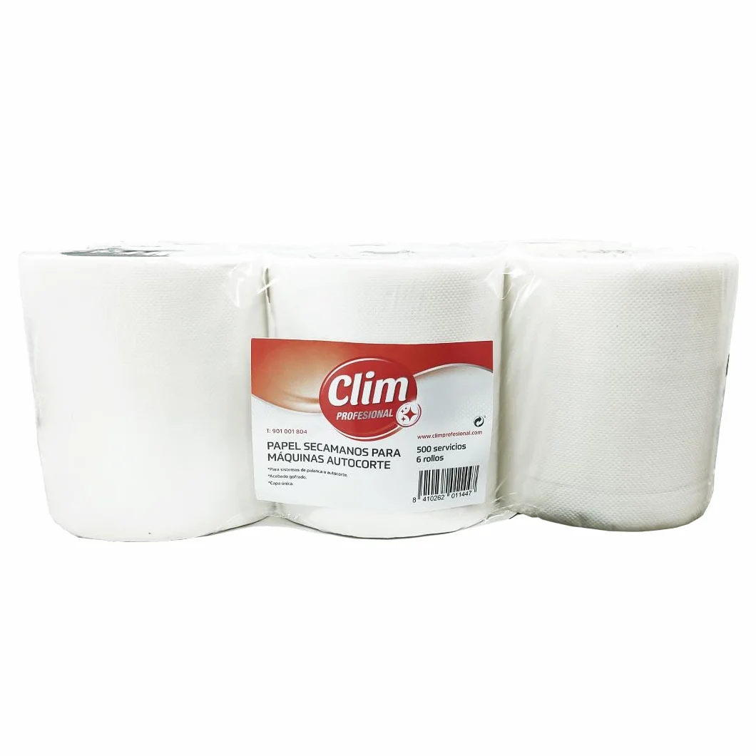 Bobinas secamanos Clim Profesional 150m doble capa paquete 6 rollos