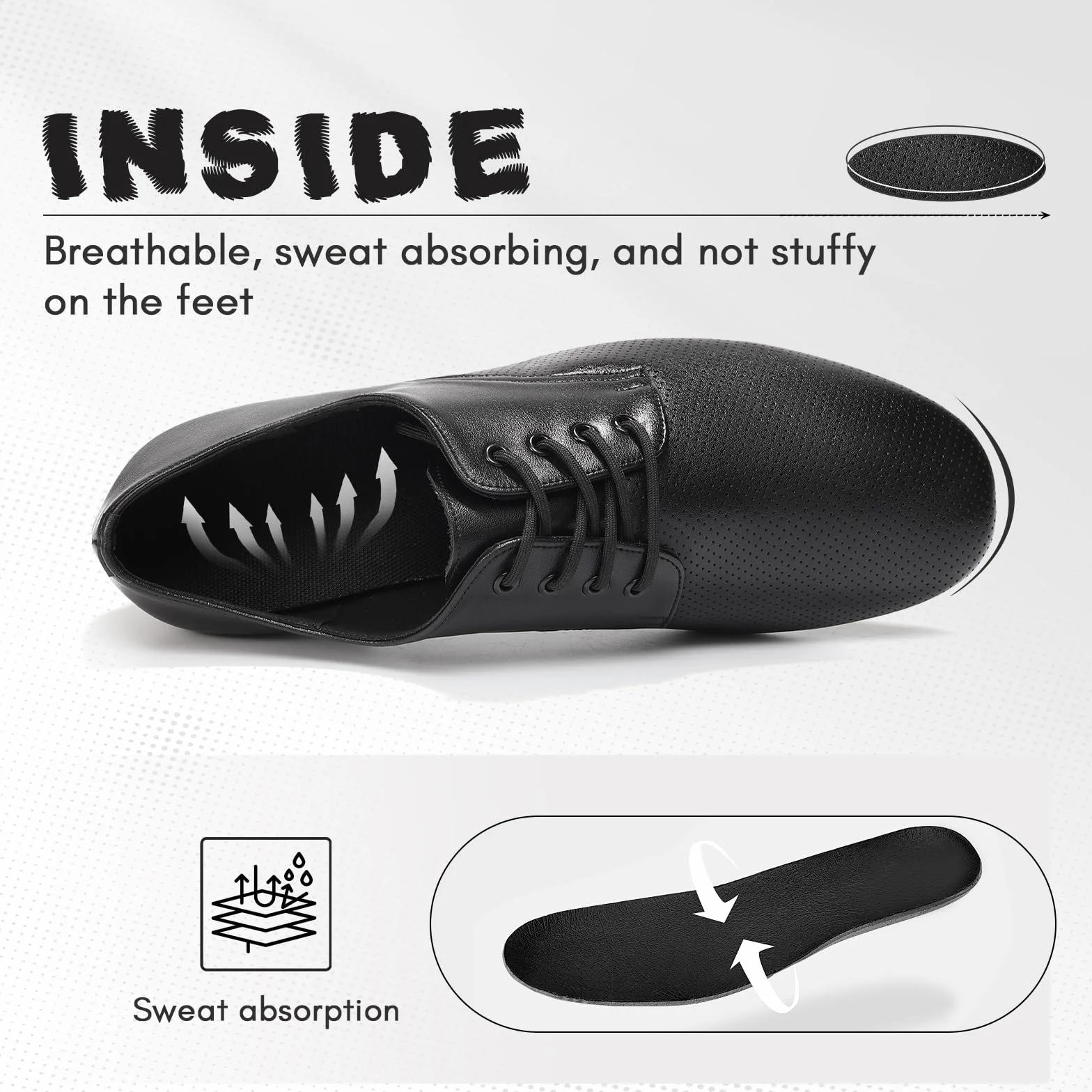 Zapatos de Baile Latino Hombre con Cordones Moderno de Tacón Bajo Zapatillas de Baila Moderno y Jazz,Negro,Tacón de 2.5 cm,EU 40
