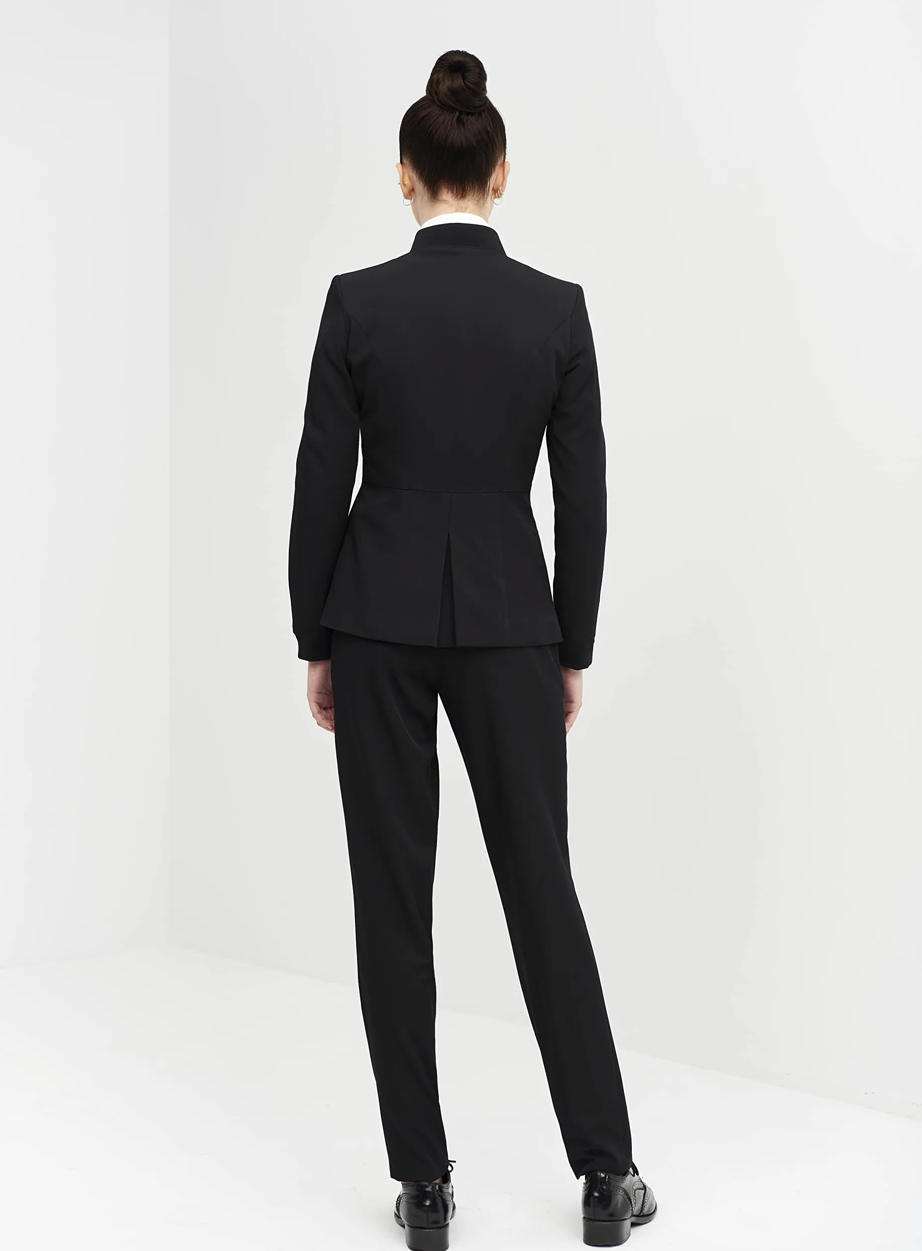 Pantalón Camarera Largo Corte Recto Mujer Ropa Hostelería