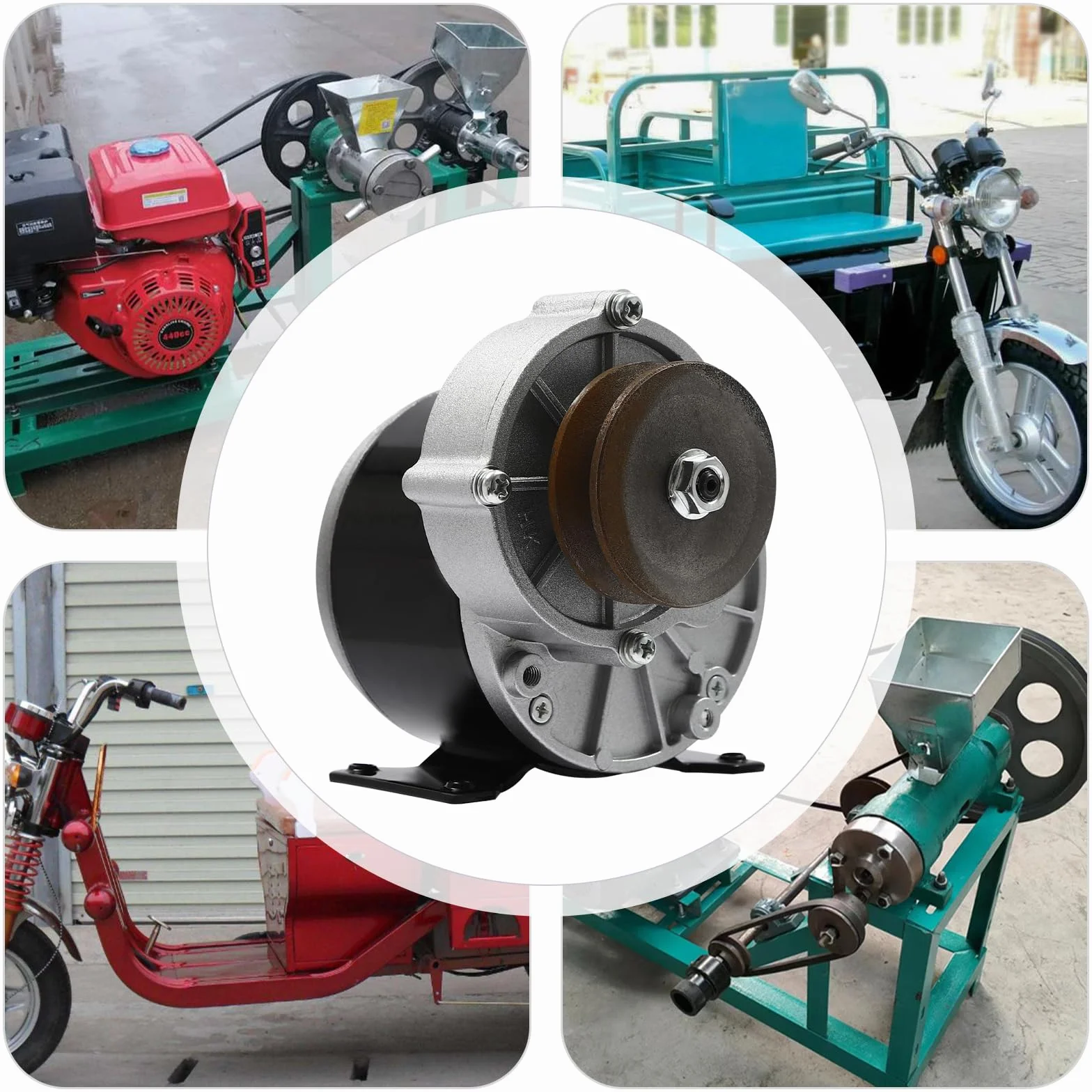 Motor eléctrico de transmisión 12V/24V/36V CC 250W para kart scooter bicicleta eléctrica