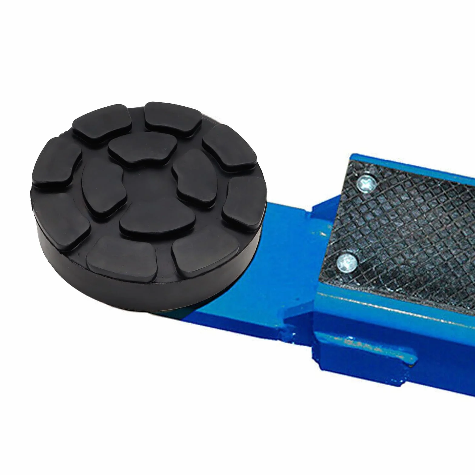 Soporte de plataforma elevadora universal de goma, 4 piezas, protege el vehículo