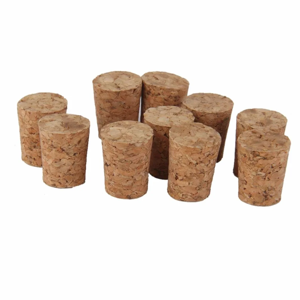 Tapones de corcho cónicos 18 mm x 14 mm x 22 mm para manualidades