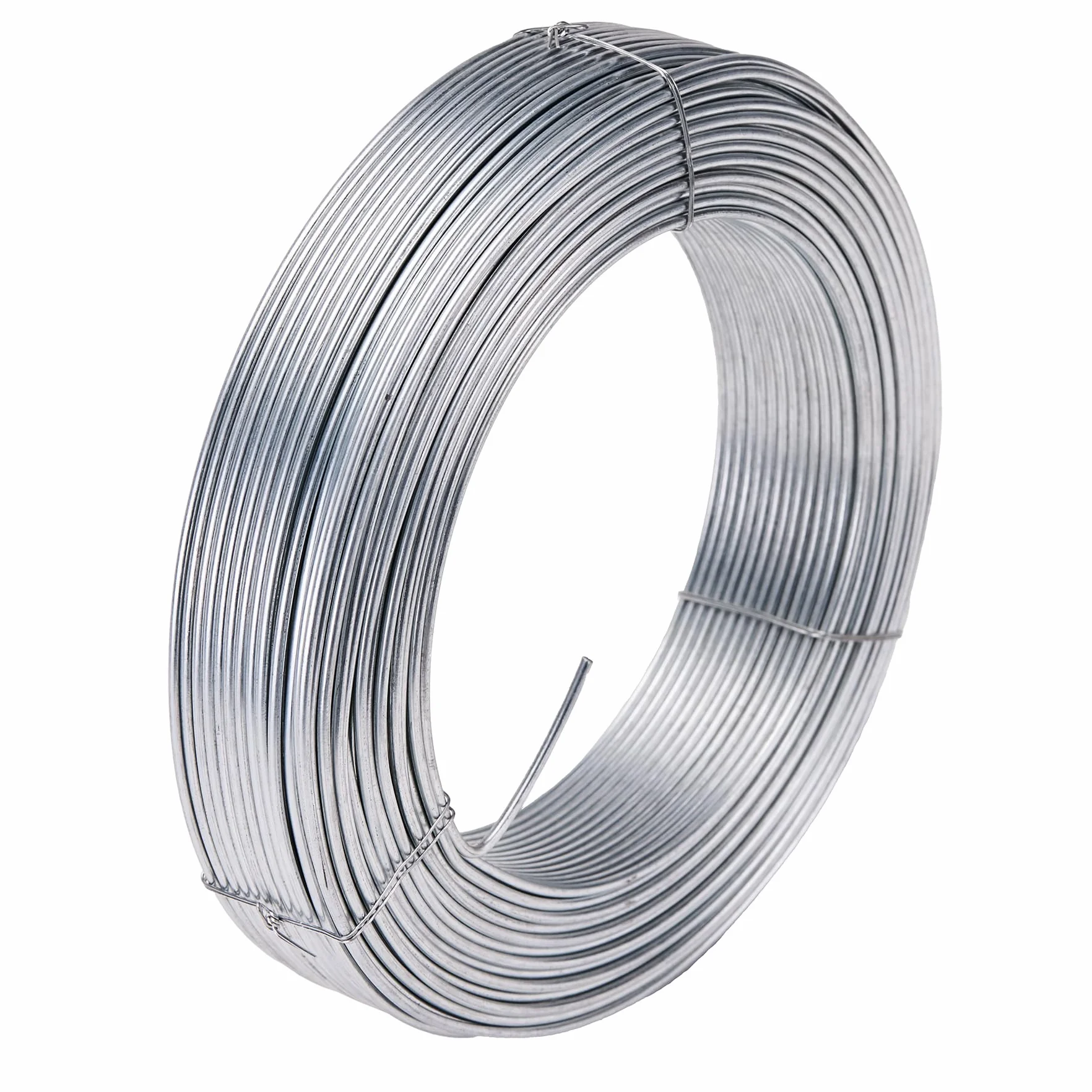 Alambre de tensión de acero galvanizado 2,7 mm x 100 m para vallas