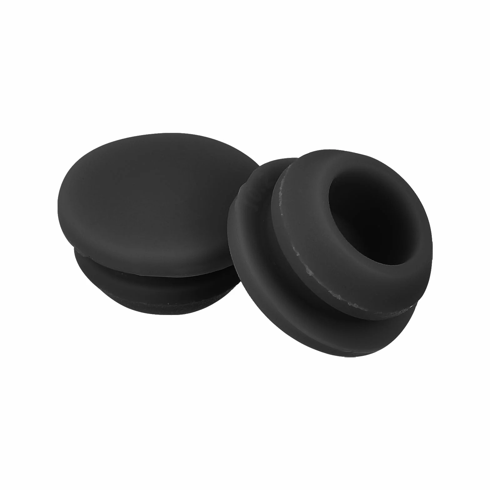 QUARKZMAN Tapones de Silicona para Agujeros de 10mm, 10 Piezas Tapón de Sellado para Muebles Bañera Grifo Drenaje, Negro