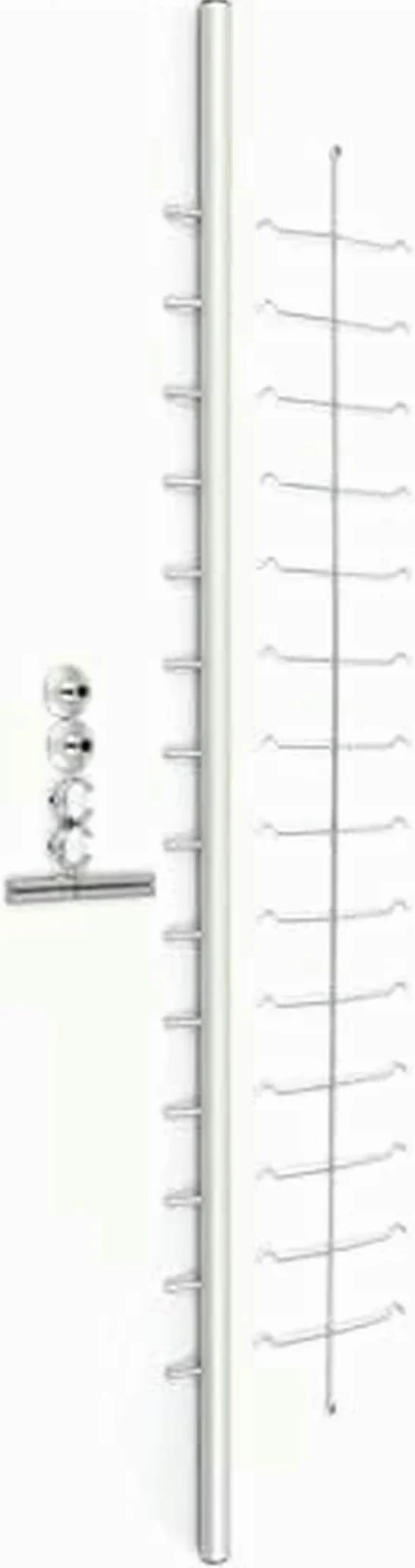 CNPRAZ Juego de Soportes de exhibición para Gafas, Organizador de Aluminio Duradero para Tiendas ópticas, Incluye Cerradura para Seguridad (10 Piezas)