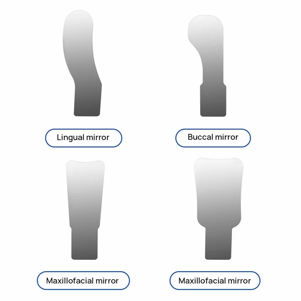 Espejo Fotográfico Antiniebla Dental para Dentistas, Vidrio Reflector Oclusal