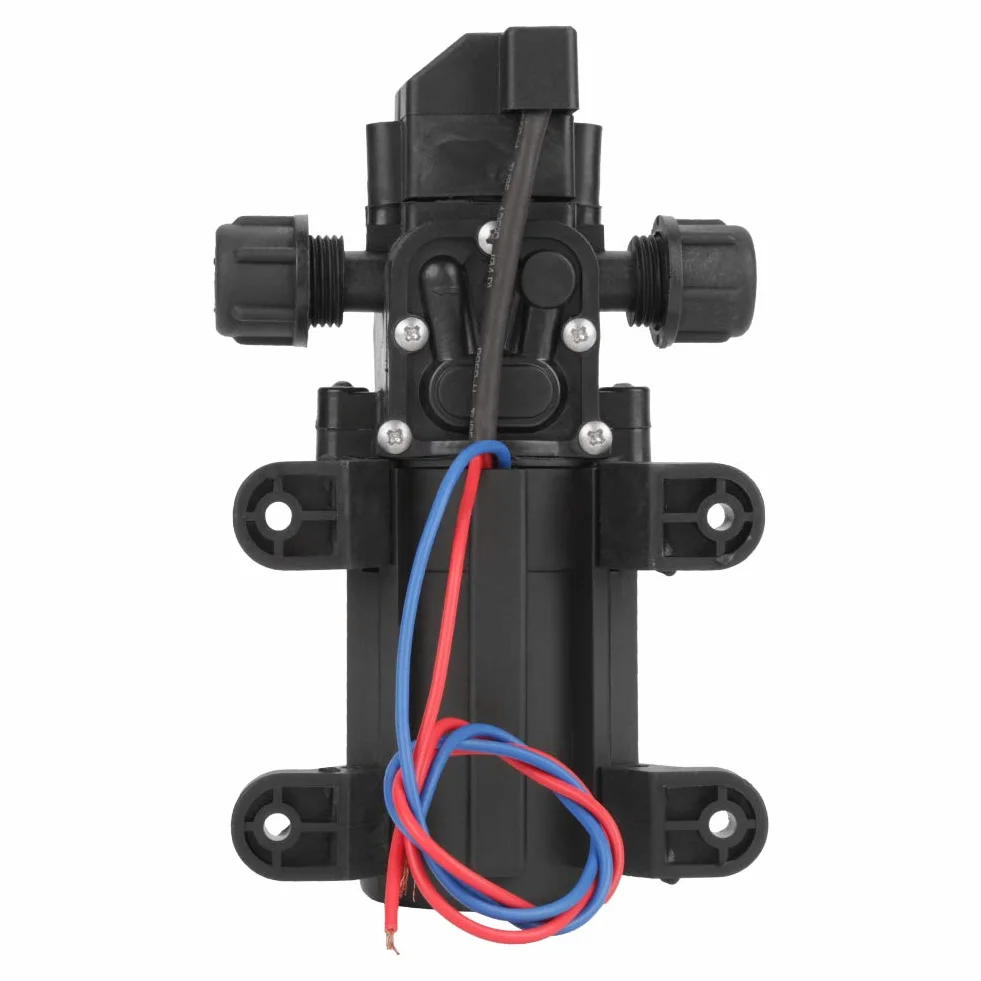 Bomba de Agua Autocebante DC 12V 0.9Mpa 6L/Min 70W Diafragma Alta Presión