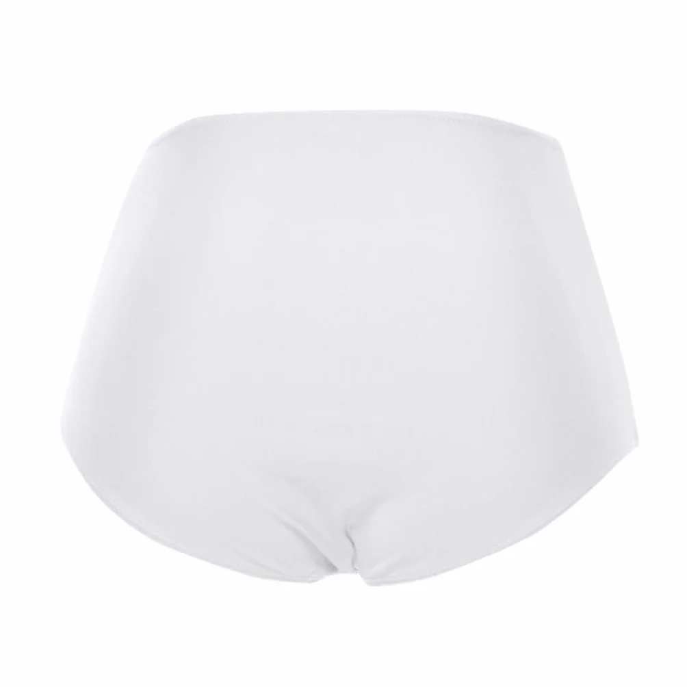 Bikini Mujer Culotte Talle Alto Drapeado Reductora Abdomen Natación Slip de Baño