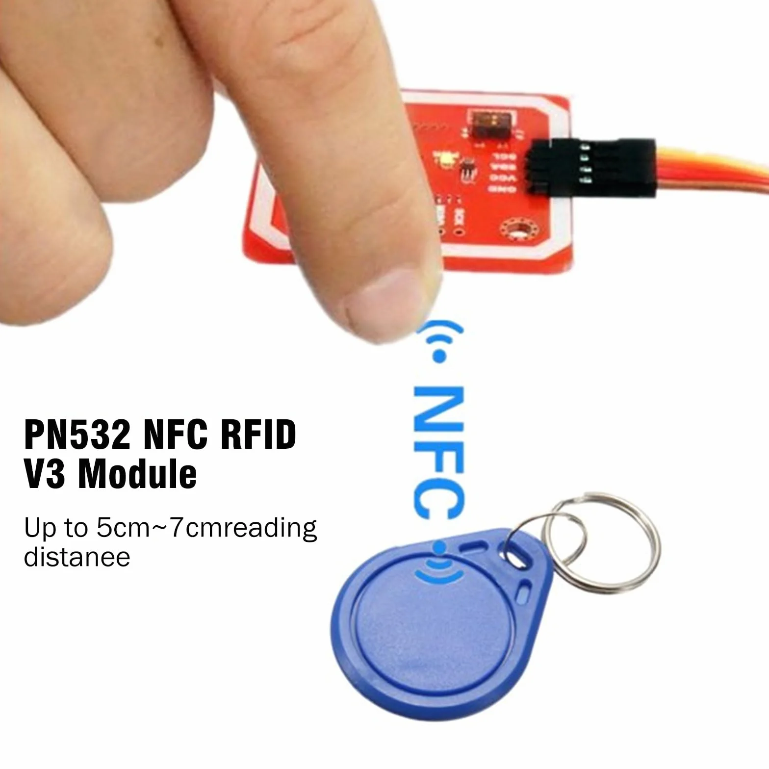 PN532 NFC NXP Módulo RFID V3 Kit Lector I2C SPI HSU 2 Piezas