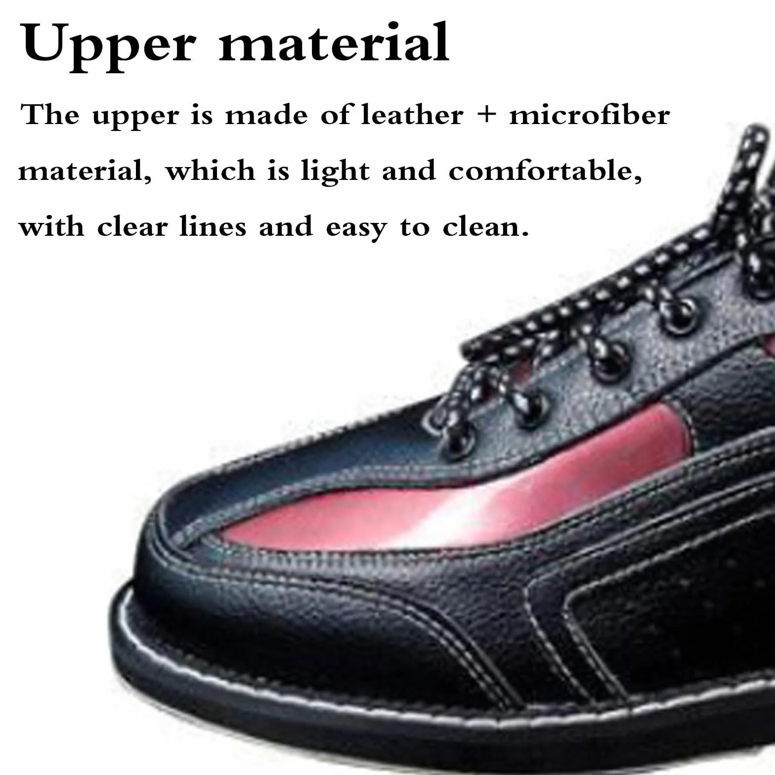 Zapatos de Bolos Antideslizantes Unisex para Interiores Fácil de Limpiar