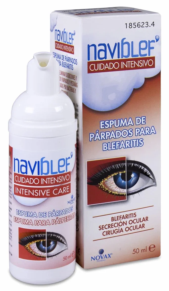 Naviblef Cuidado Intensivo Espuma para Secreciones Oculares 50 ml