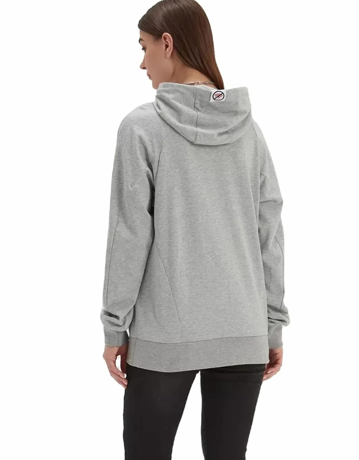 Sudadera Faraday Cremallera Protección EMF Capa Tela Plateada Bloqueo Radiación 5G WiFi RF Microondas Mujeres Embarazadas