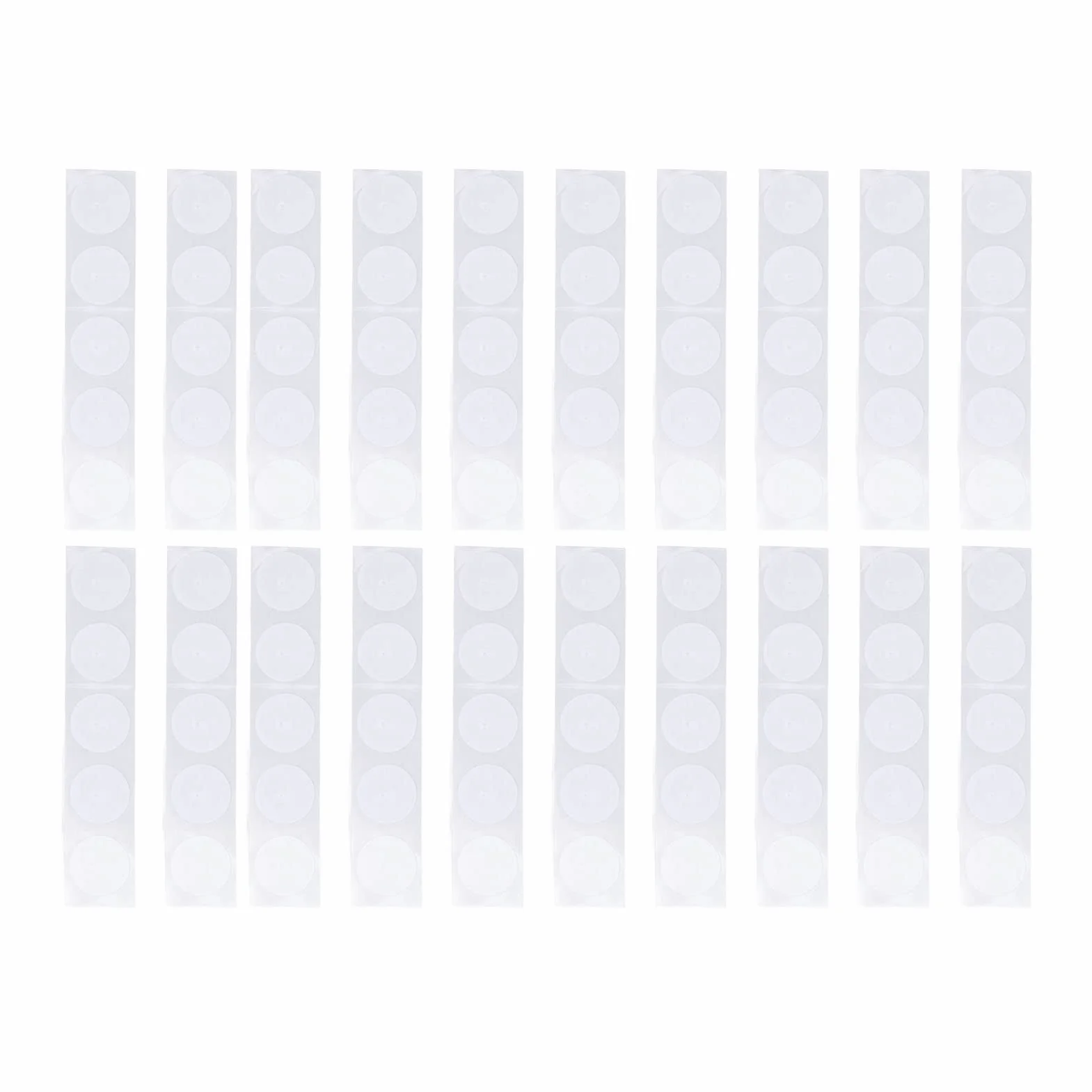 Etiquetas NFC RFID Adhesivas Impermeables 13.56 MHz 504 Bytes 25mm Diámetro Aleación Cobre 50 Unidades