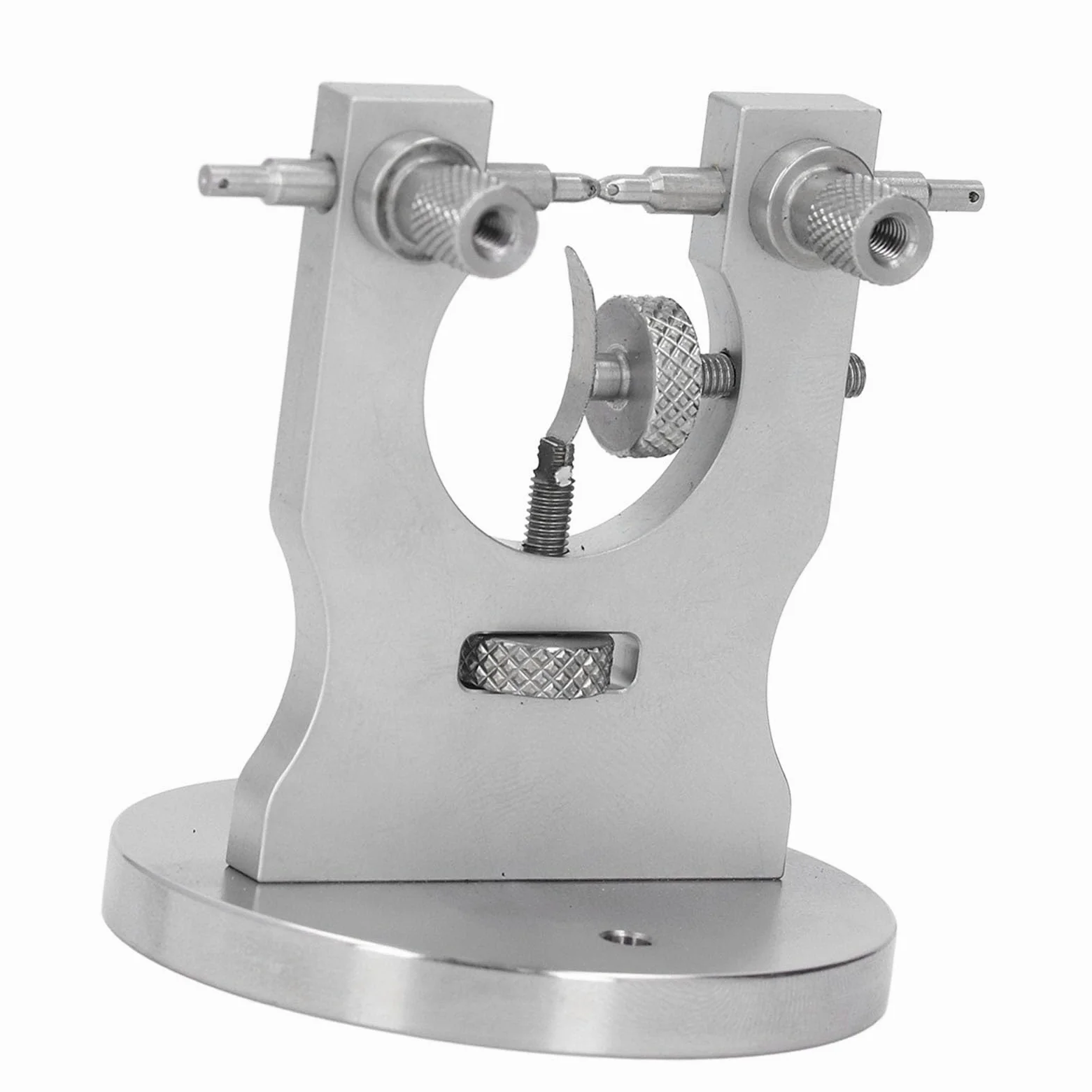 PUSOKEI Calibrador de Corrección de Rueda de Equilibrio de Reloj, Herramienta de Calibre de Equilibrio de Relojero de Acero de Aleación para Reparación de Movimiento de Reloj
