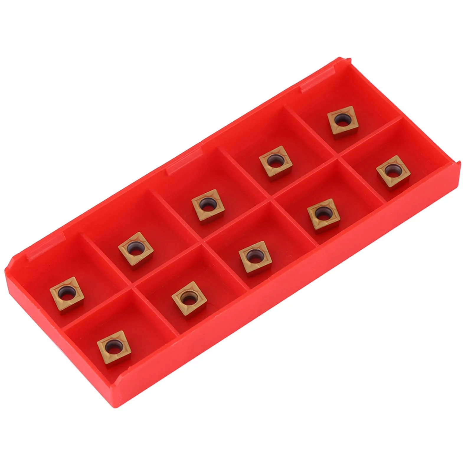 Insertos de torno de carburo CCMT060204 HM YBC251 para herramientas de mecanizado semi de acero