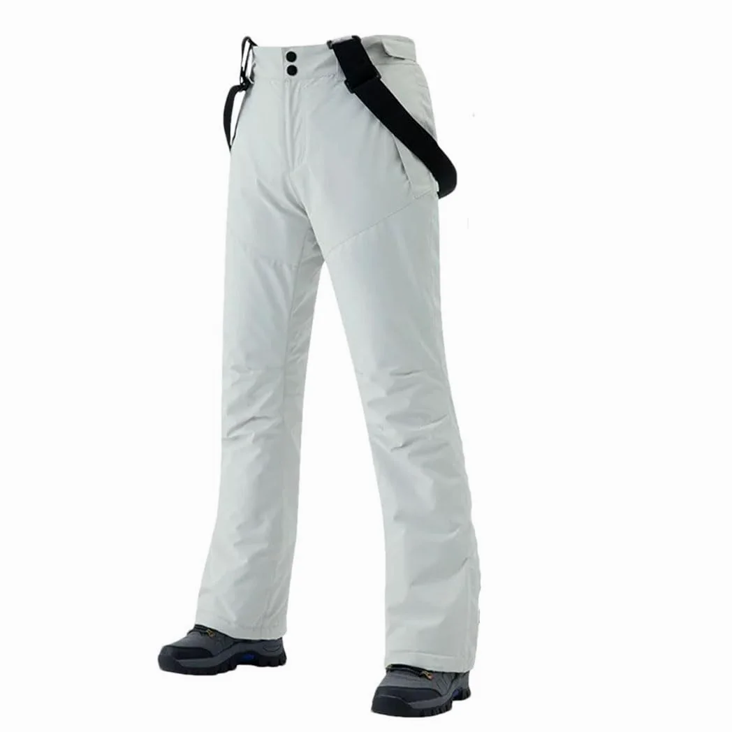 Pantalones de esquí de montaña para hombres y mujeres al aire libre a prueba de viento cálidos pantalones de nieve invierno moda senderismo resistente al viento pantalones de esquí