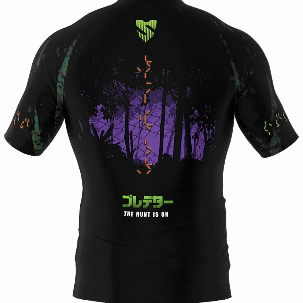 SMMASH Helion Rashguard Hombre Manga Corta para MMA, BJJ, K1