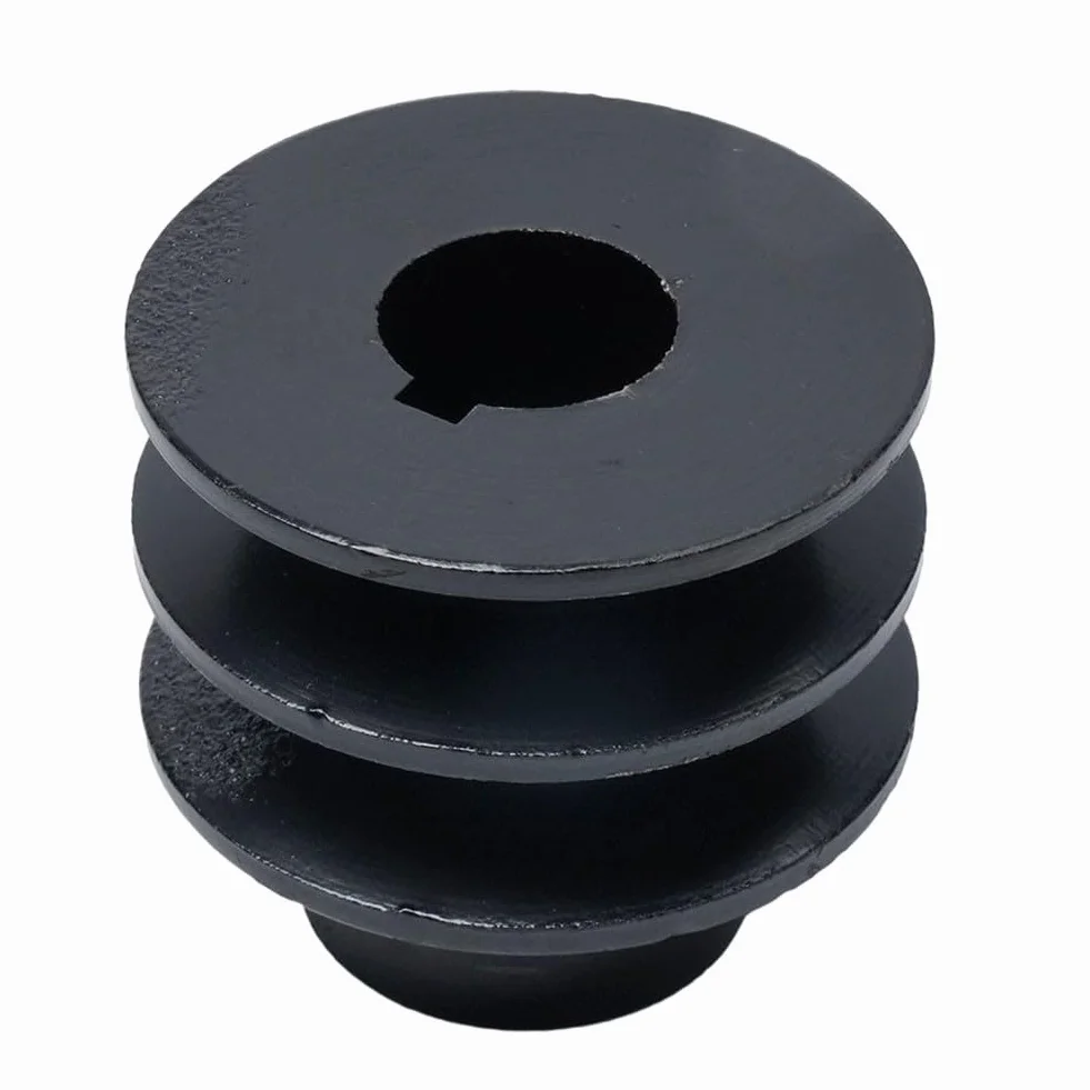 Polea de correa en V doble, 20 mm, compatible con motor 168F 170F, cabeza convexa