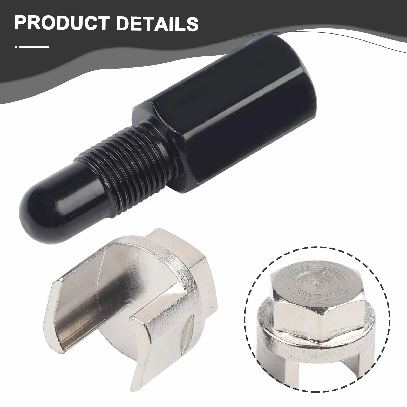 Husqvarna Herramienta de extracción de embrague 14 mm kit tope pistón 2 zapatas para 445 450 455 460