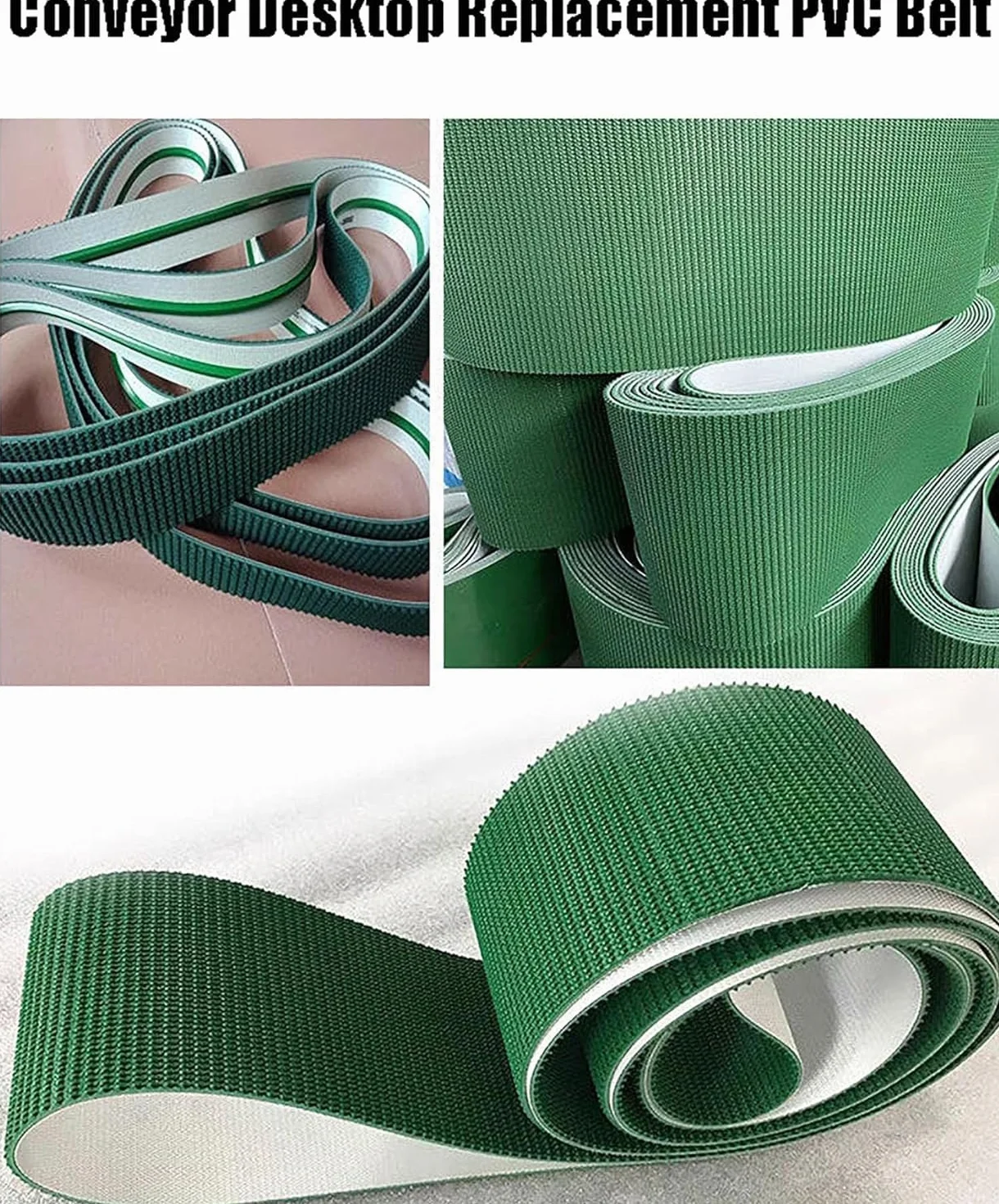 Cinta transportadora PVC 4mm 110x23cm industrial ligera
