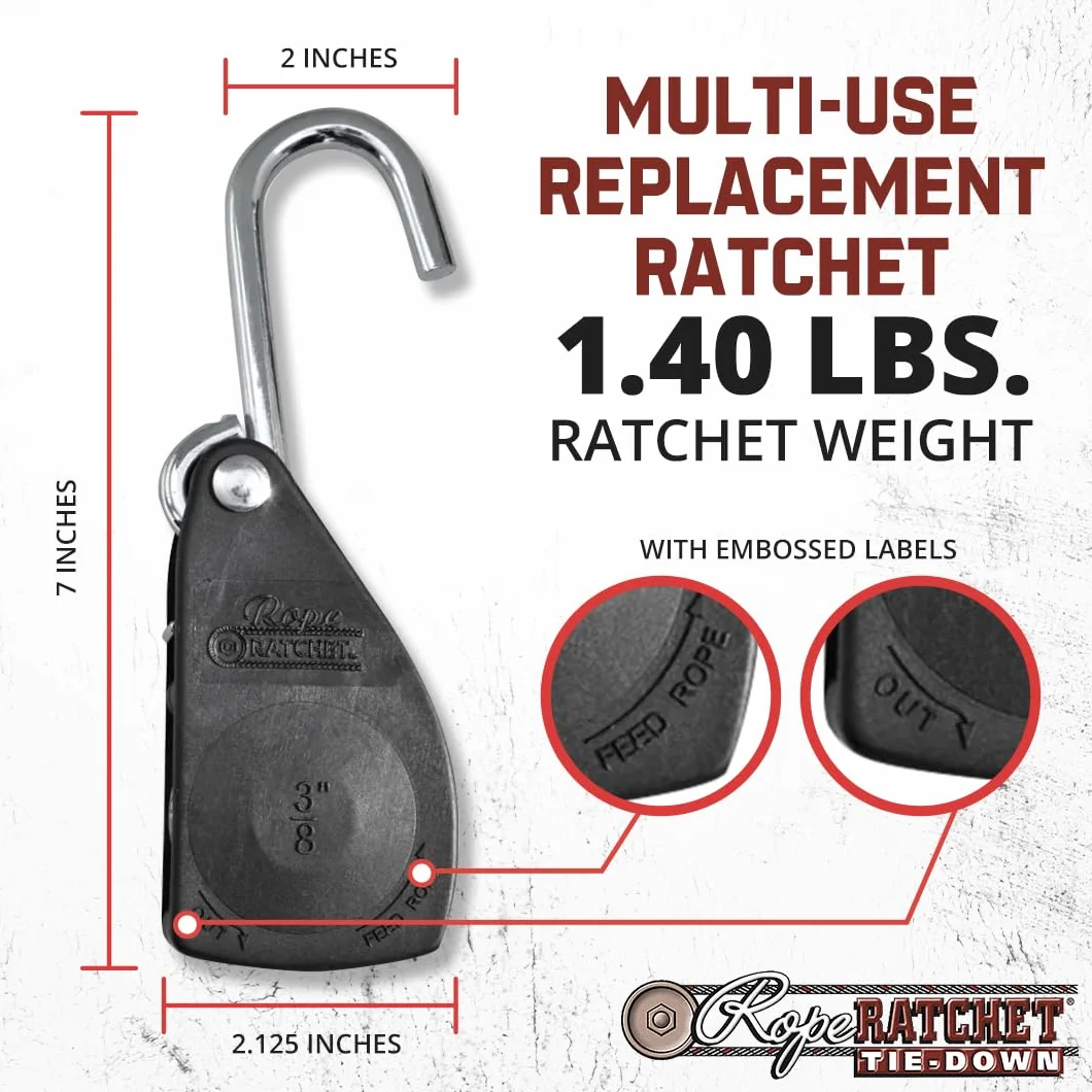 Carolina North Mfg., Inc. 10026 Rope Ratchet 1cm