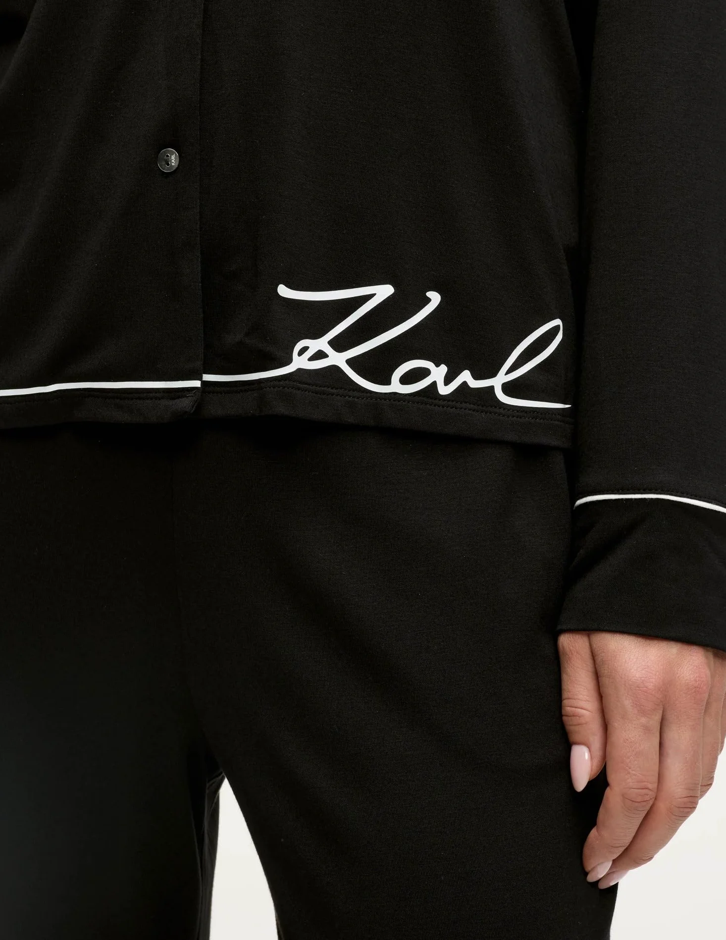 KARL LAGERFELD Conjunto de pijama largo Signature