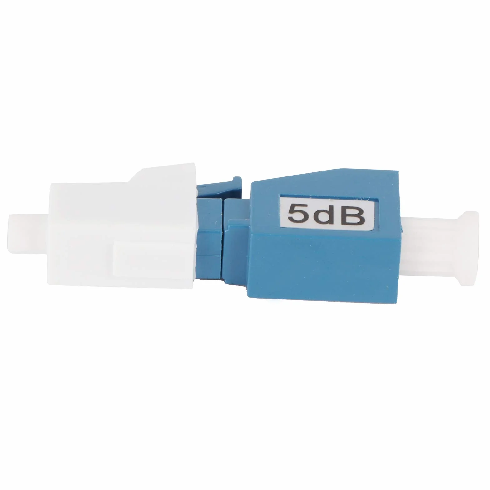 Garosa Atenuador de Fibra Óptica Monomodo LC/UPC 5dB Conector Macho Hembra ABS Cerámica Acero Inoxidable