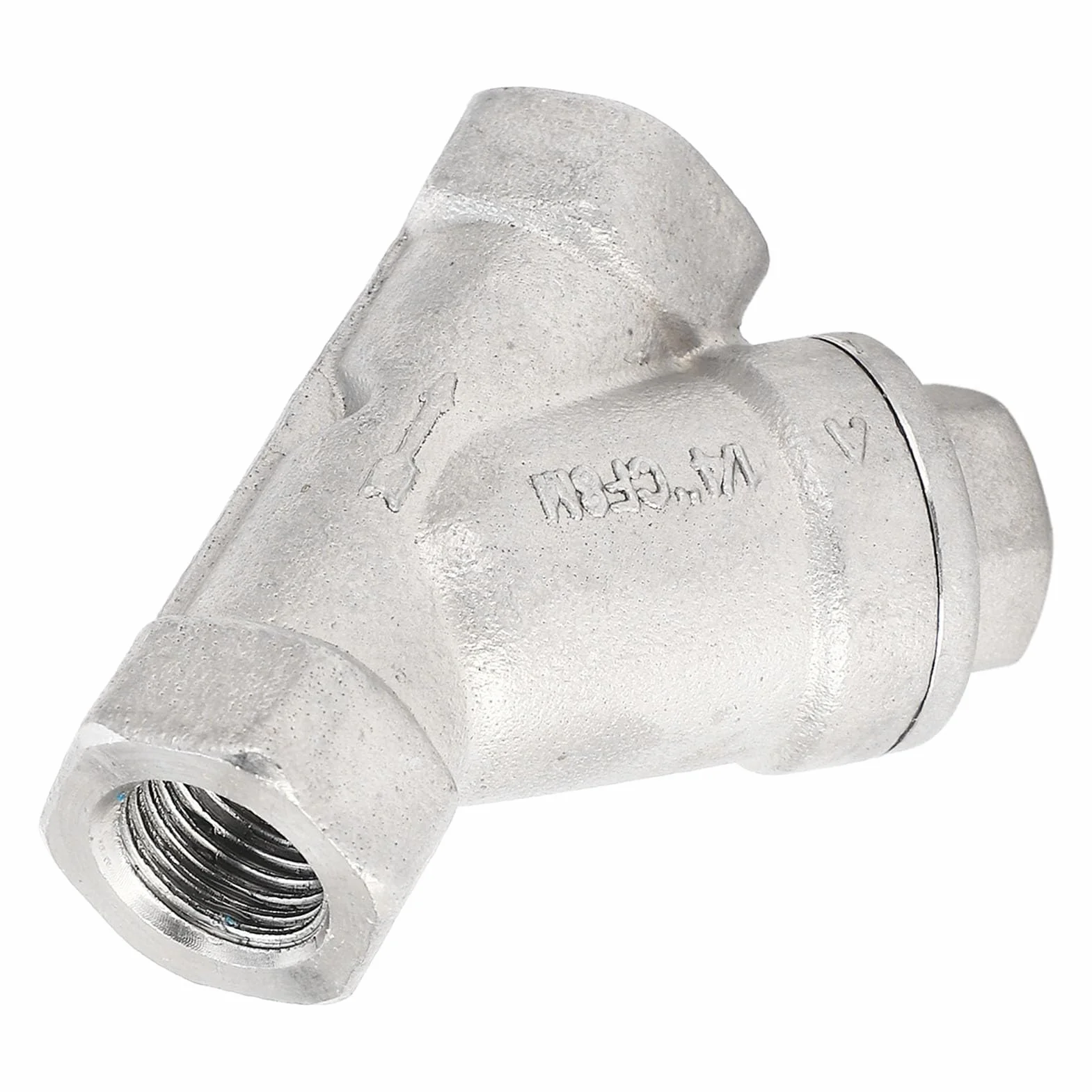 Filtro En Y 1/4 Pulg. DN8 Malla De Doble Capa De Acero Inoxidable para Agua Aceite Gas
