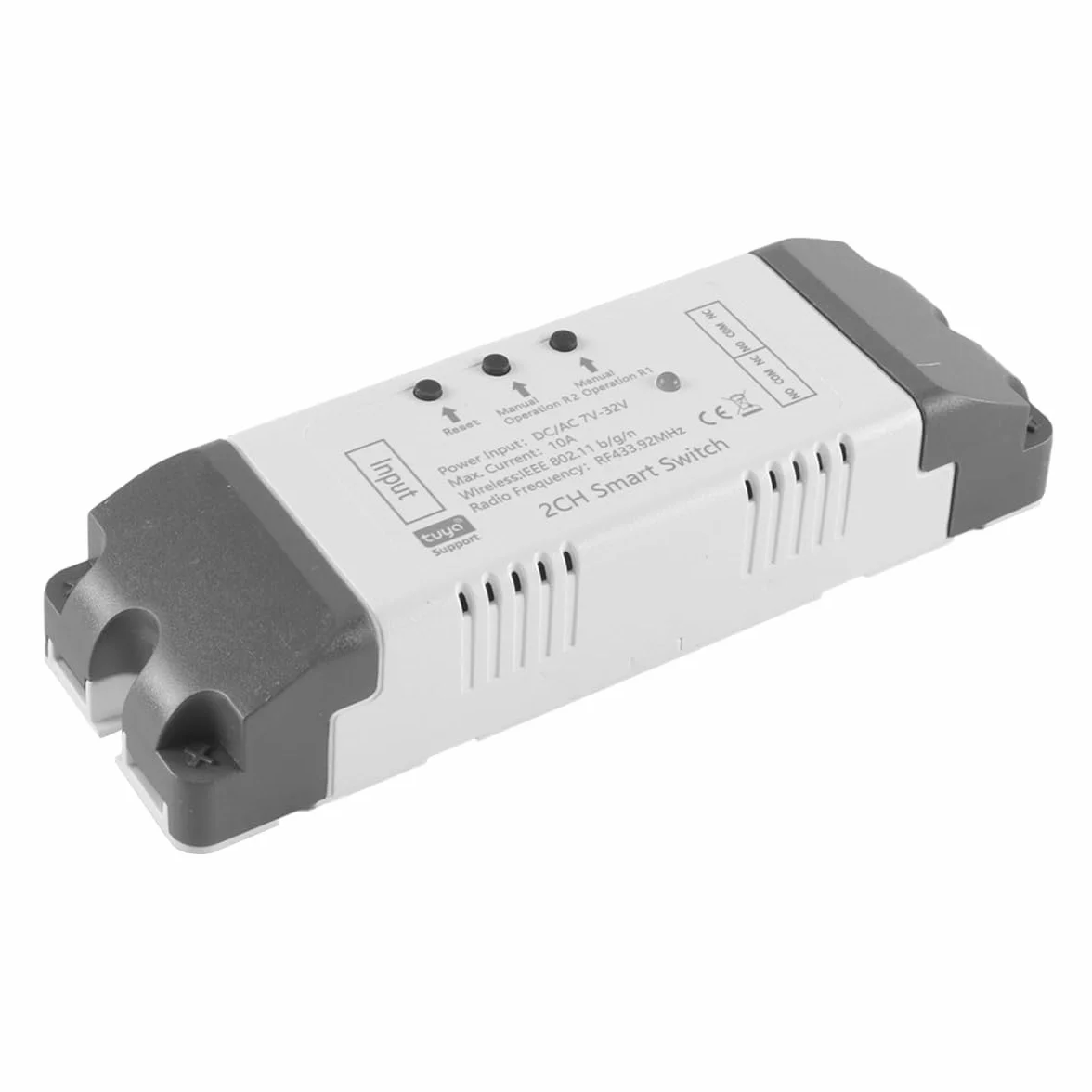 Controlador de actuador lineal eléctrico WiFi 2 canales Relé inteligente 12V 24V CC compatible con asistente de voz