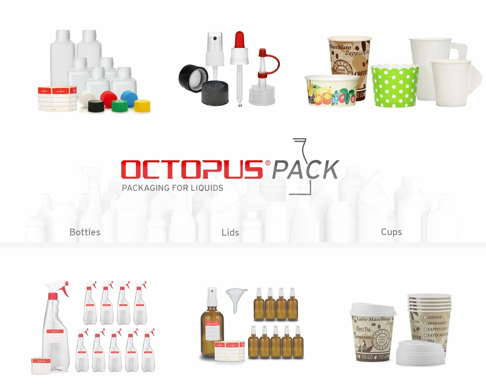 Botellas LDPE 2000 ml con Rosca Kalien Transparente para Laboratorio